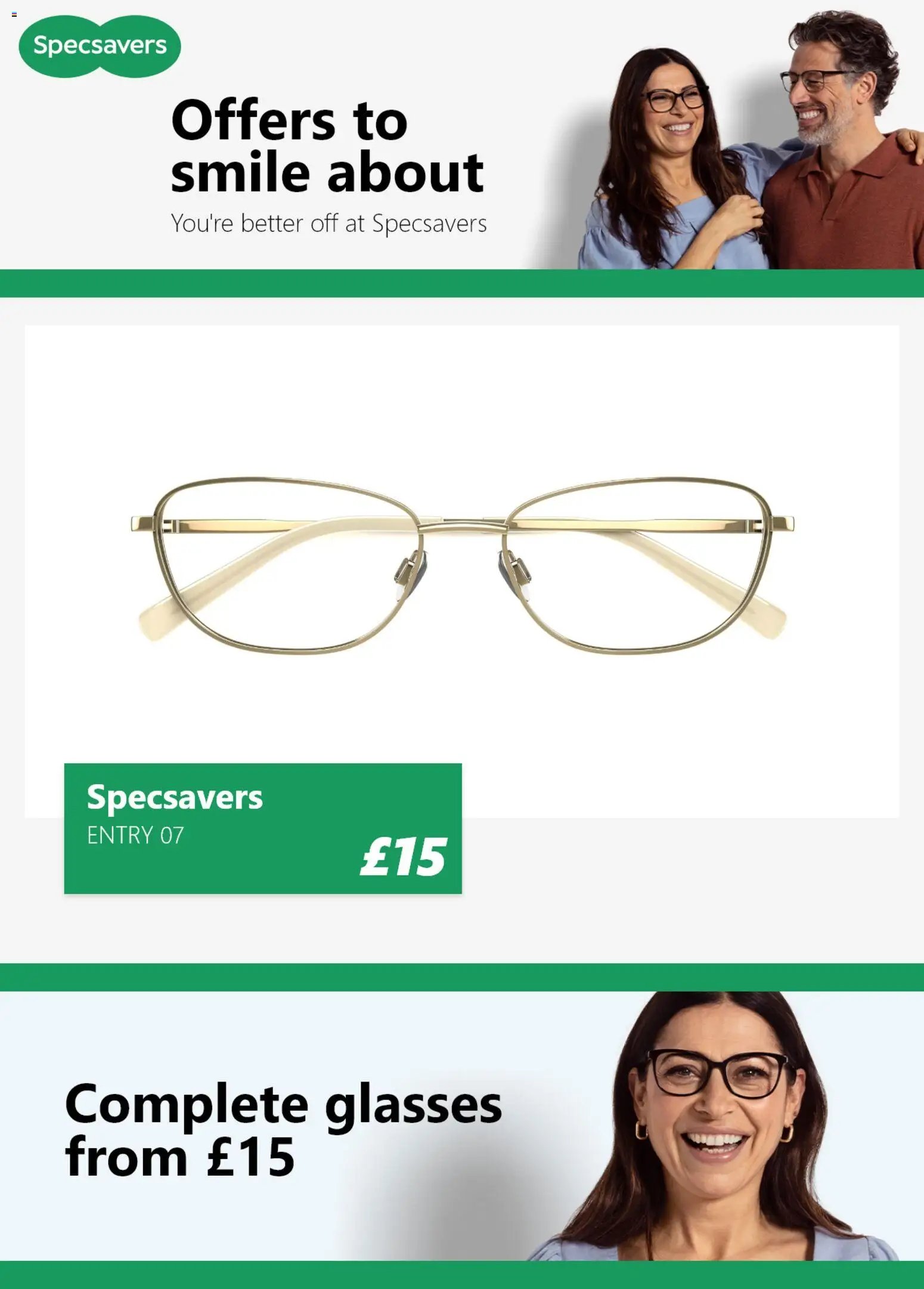 Specsavers offer from 09/06/2026 Specsavers - Offers