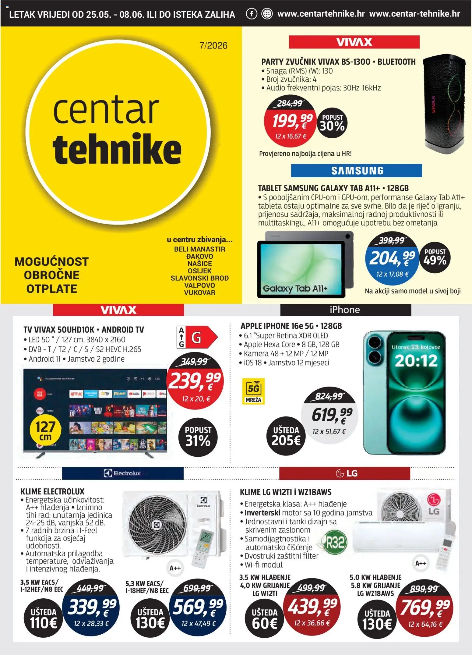 Centar Tehnike katalog od 25.05.2026 Centar Tehnike Katalog