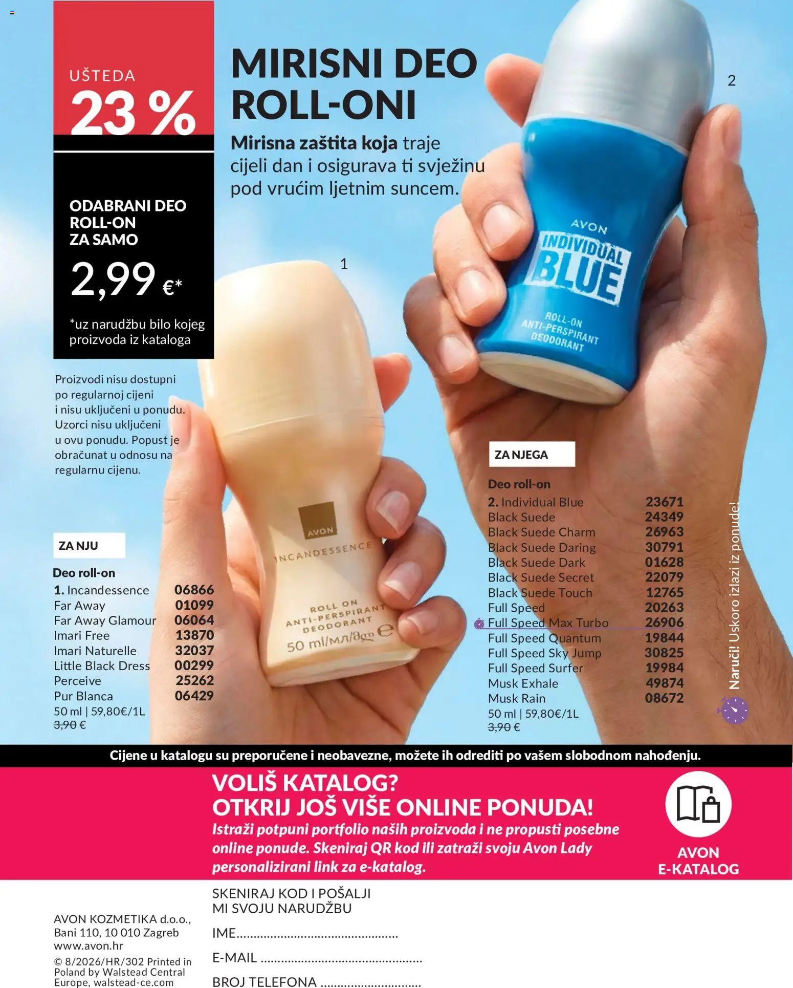 Avon katalog od 01.08.2026 Avon Katalog