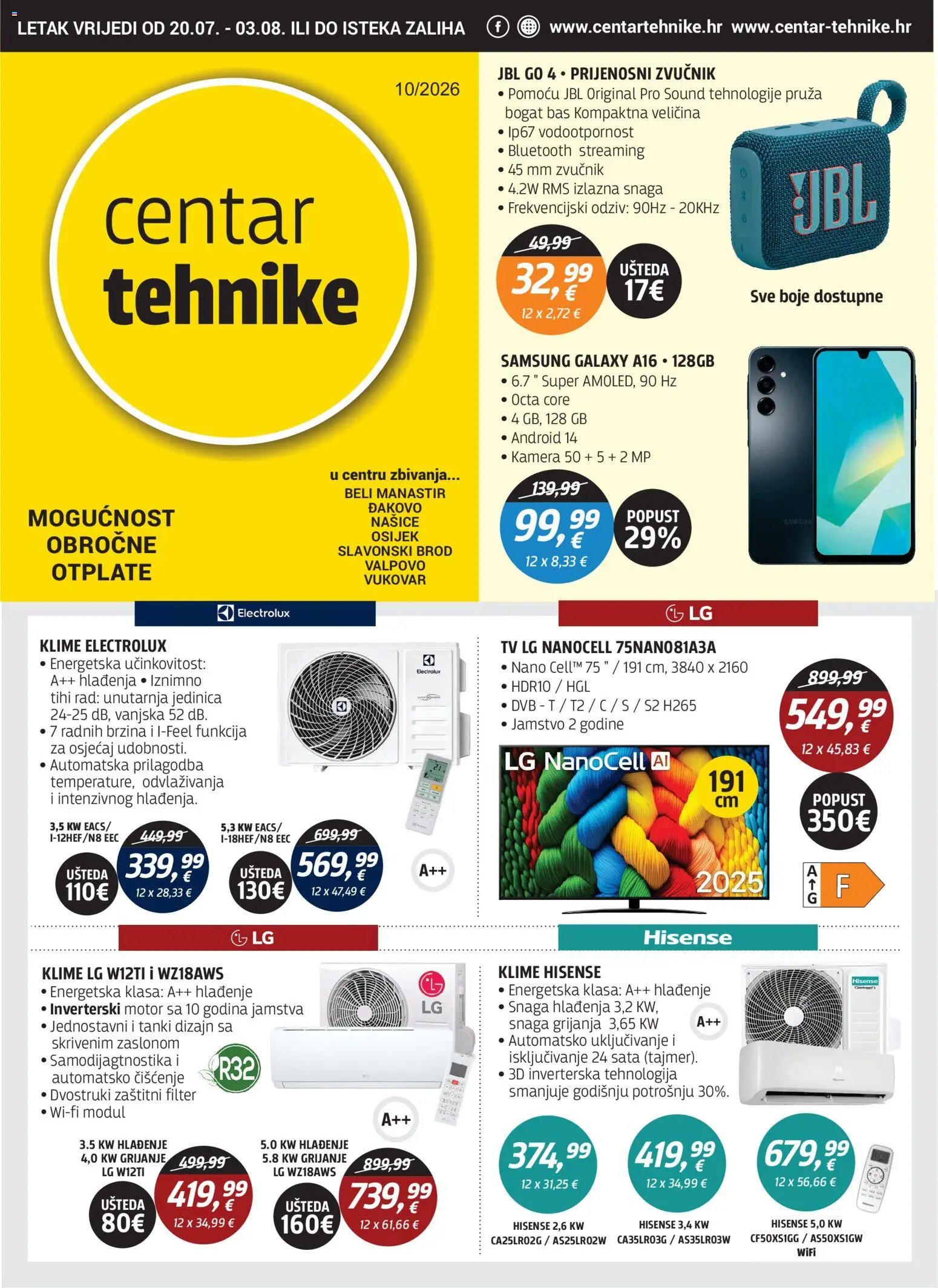 Centar Tehnike katalog od 20.07.2026 Centar Tehnike Katalog