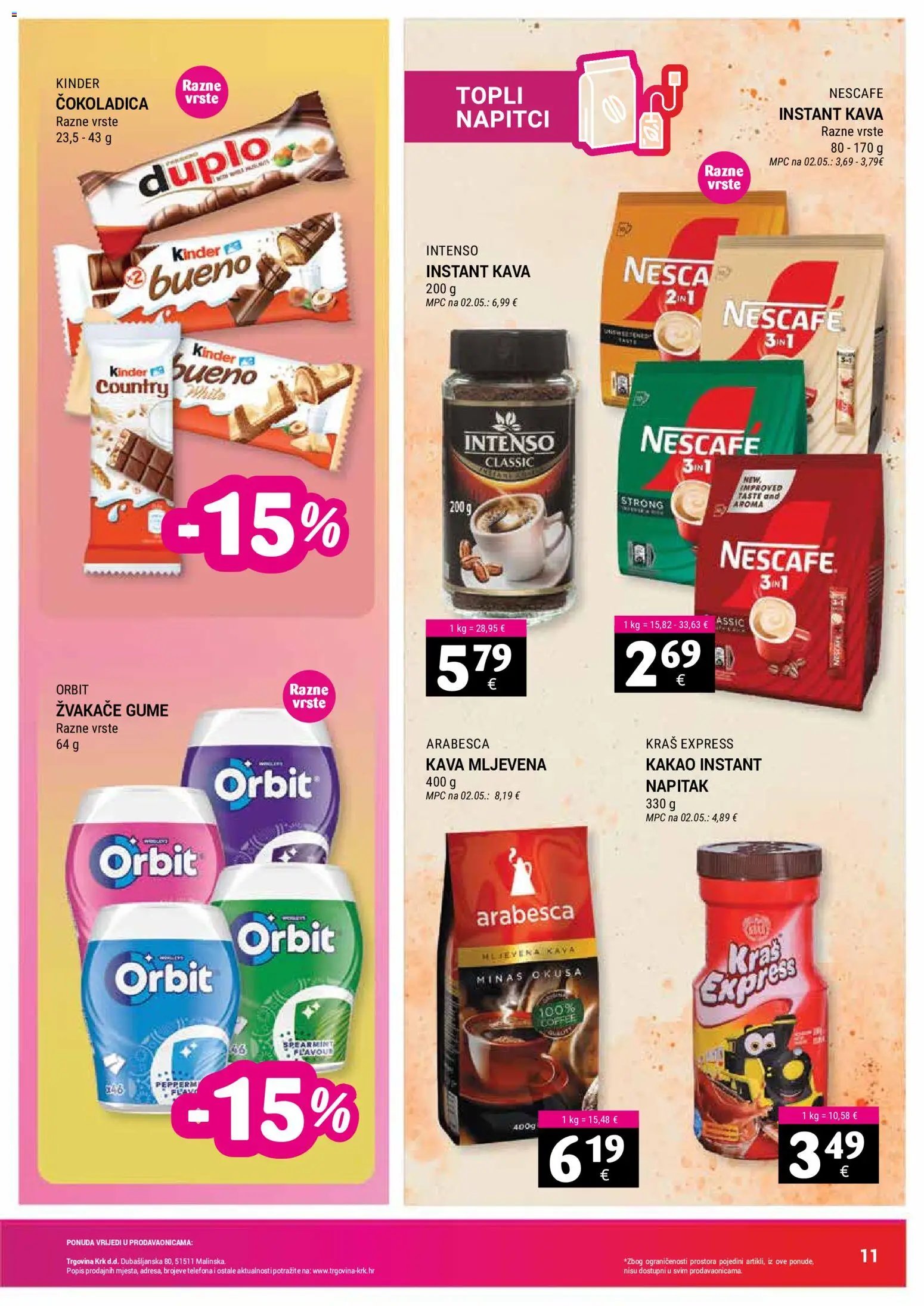 Trgovina Krk katalog od 02.05.2026 Trgovina Krk Katalog 