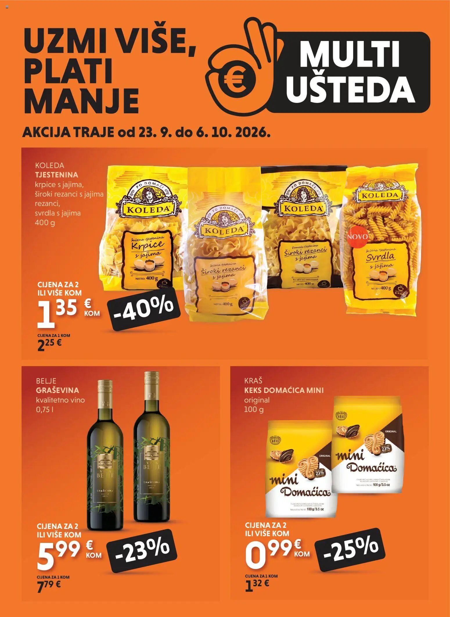 Studenac katalog od 23.09.2026 Studenac MultiUšteda