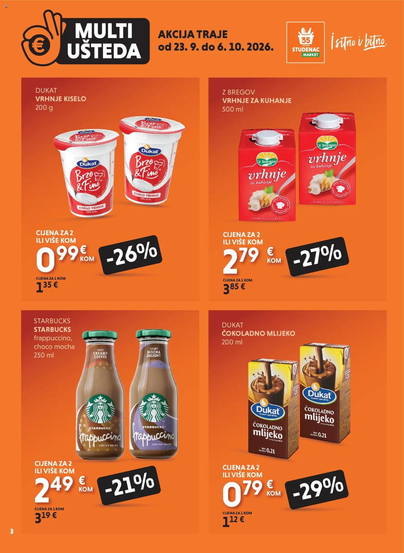 Studenac katalog od 23.09.2026 Studenac MultiUšteda