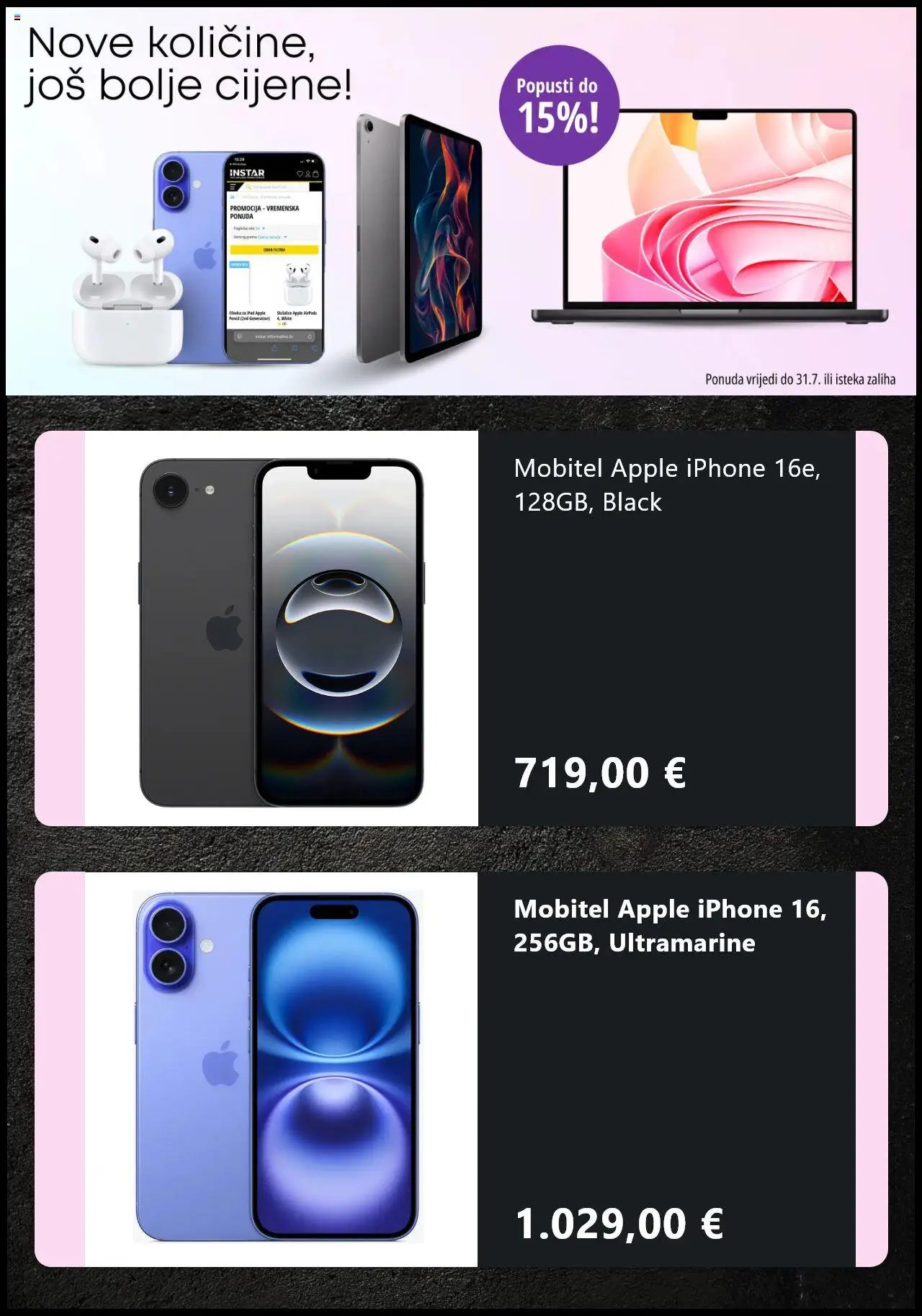Instar katalog od 16.07.2025 Katalog
