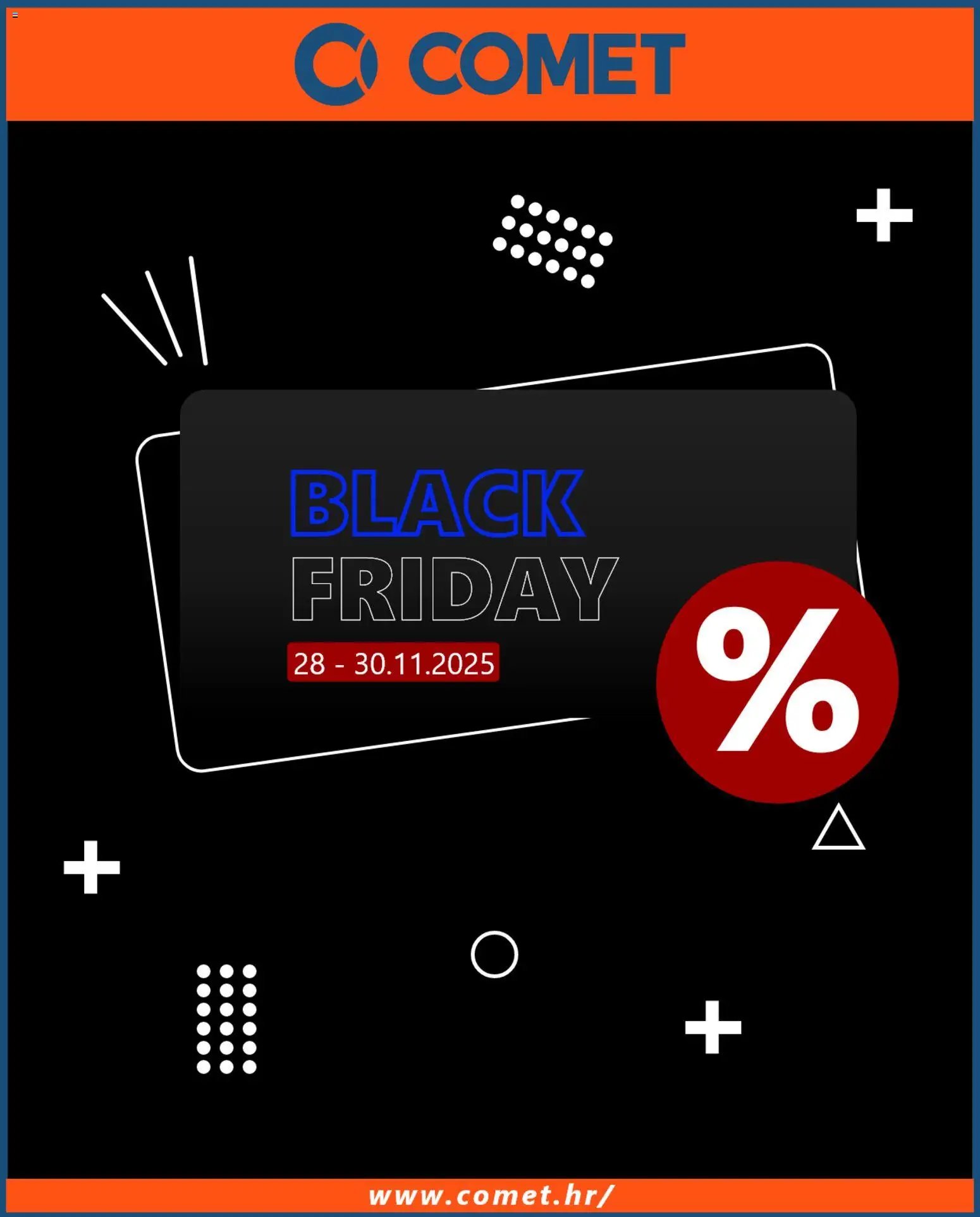 Comet katalog od 28.11.2025 Black Friday