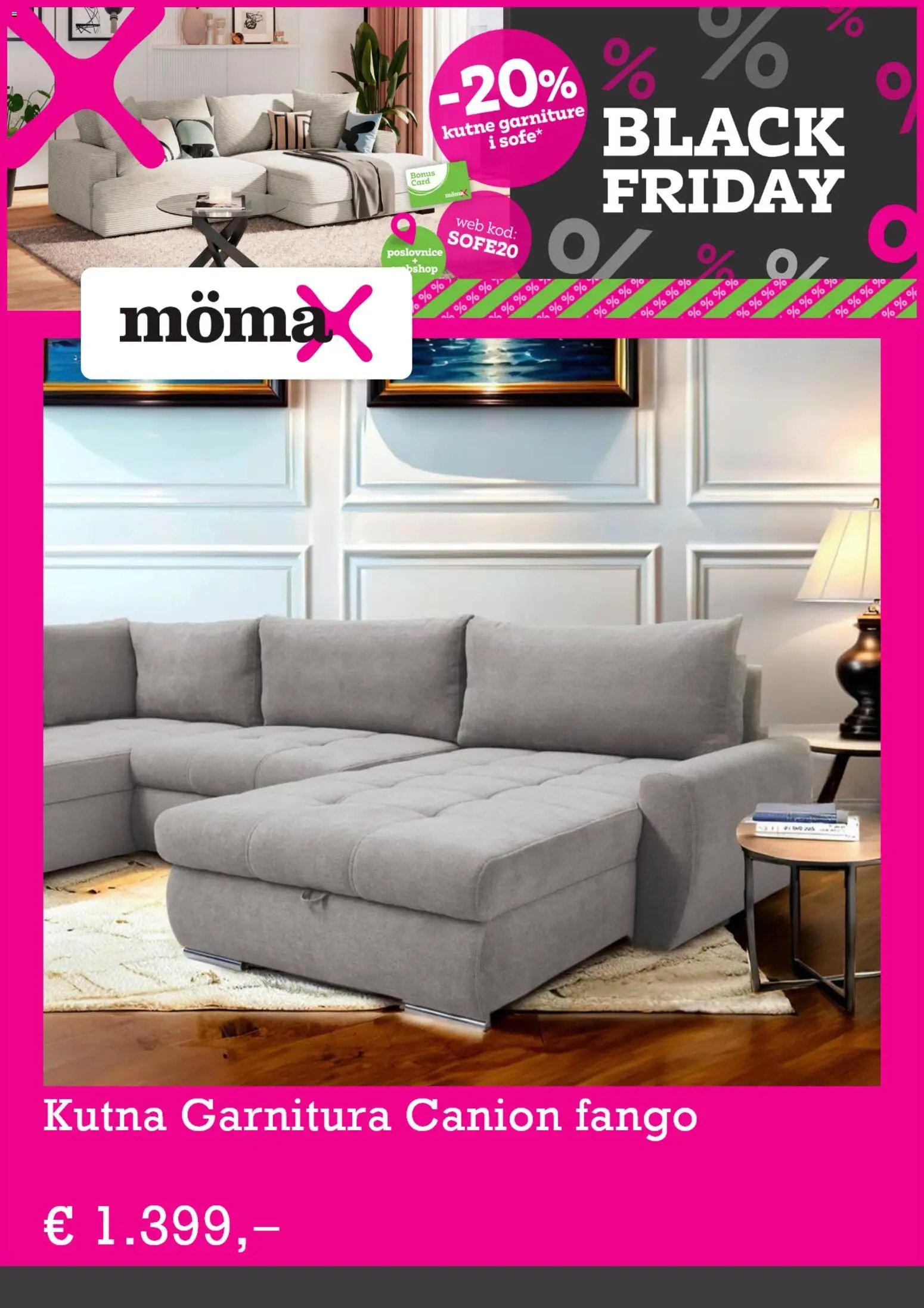 Mömax katalog od 18.11.2025 Katalog Black Friday