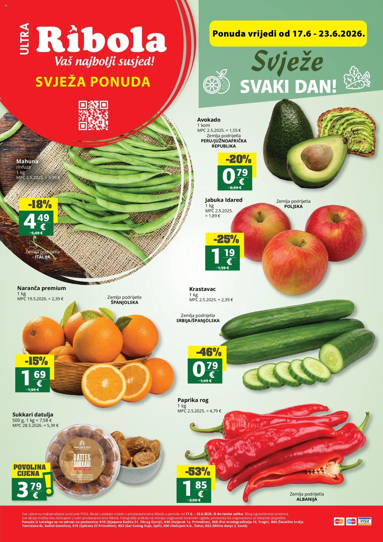 Ribola katalog od 17.06.2026 Ribola Svježa ponuda