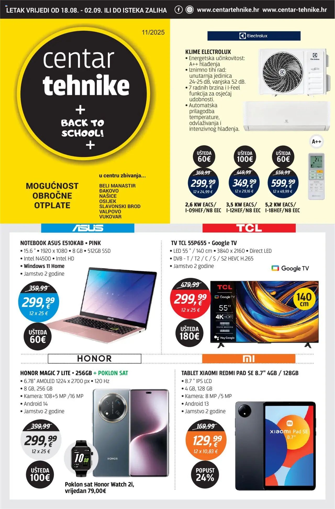 Centar Tehnike katalog od 18.08.2025 Katalog