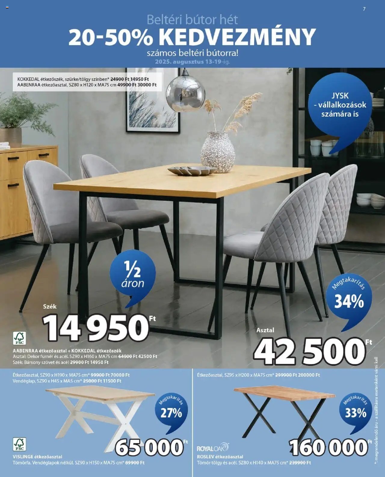 JYSK újság 2025.08.13. Akciós újság JYSK (2025-08-13 - 2025-09-09)