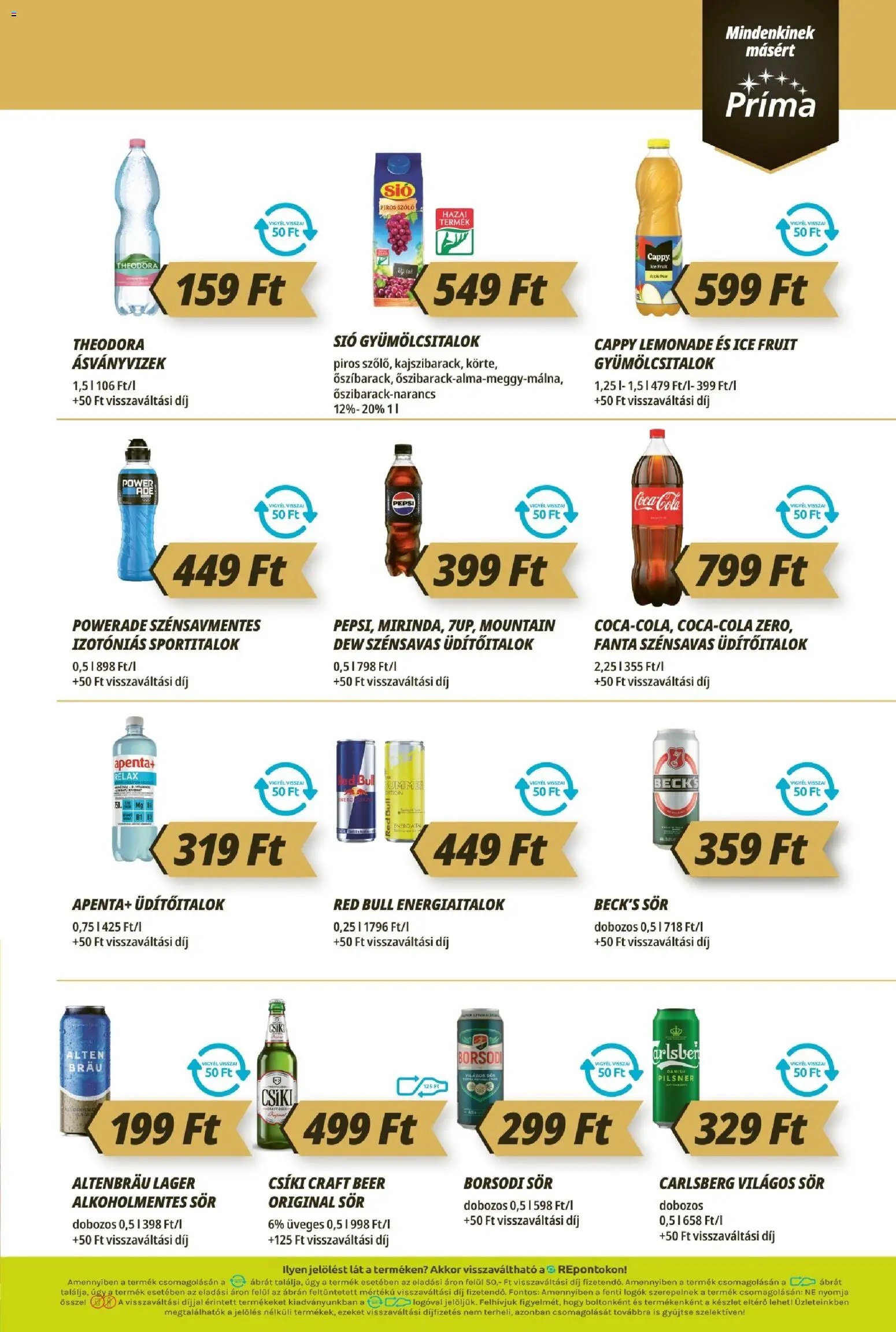 CBA Príma újság 2026.08.21. CBA Príma akciós újság
