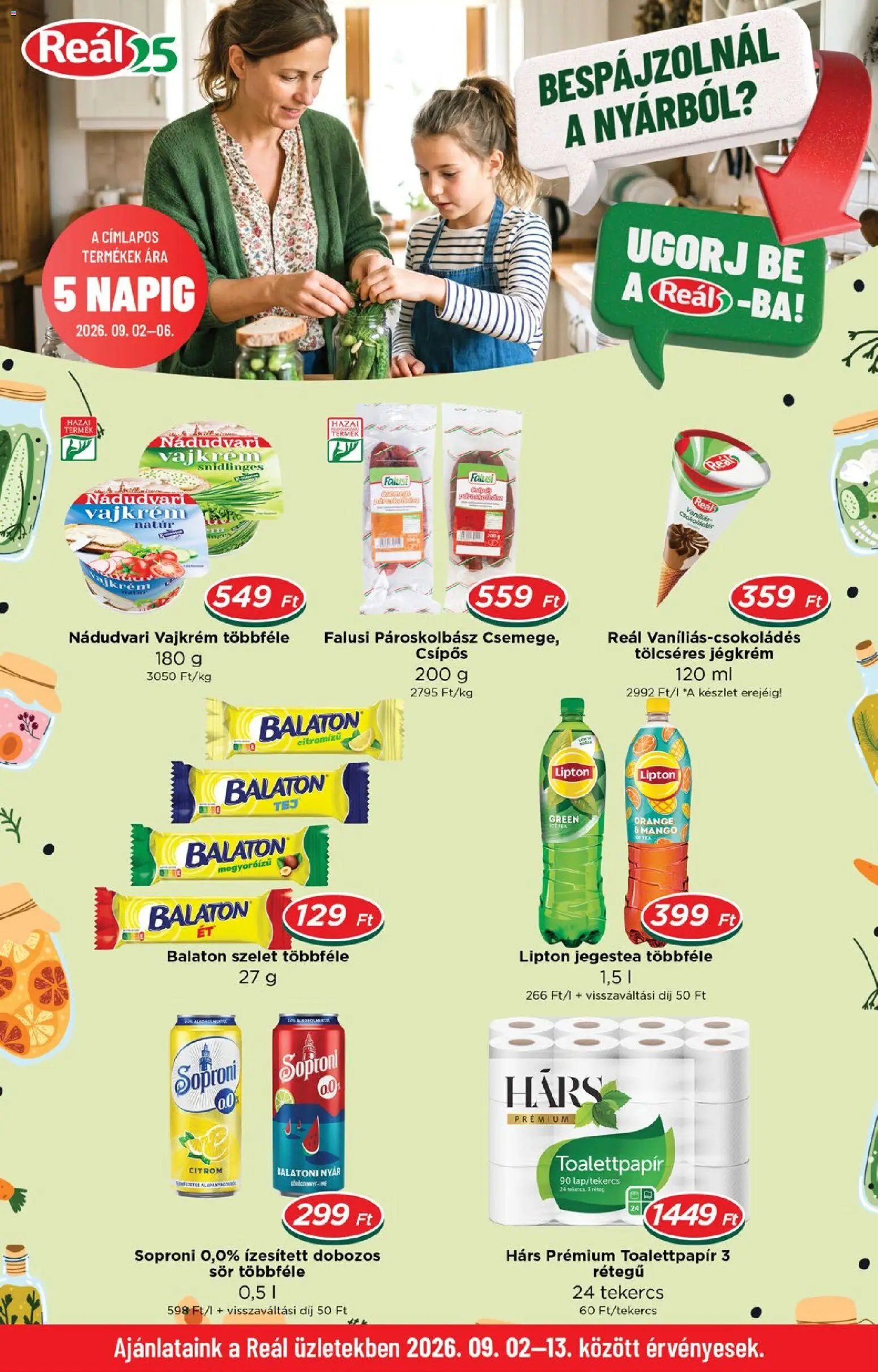 Reál újság 2026.09.02. Reál akciós újság