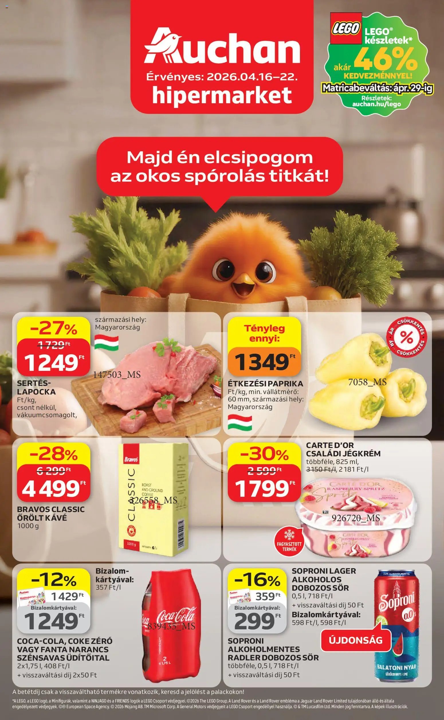 Auchan újság 2026.04.16. Auchan akciós újság (2026-04-16 - 2026-04-22)