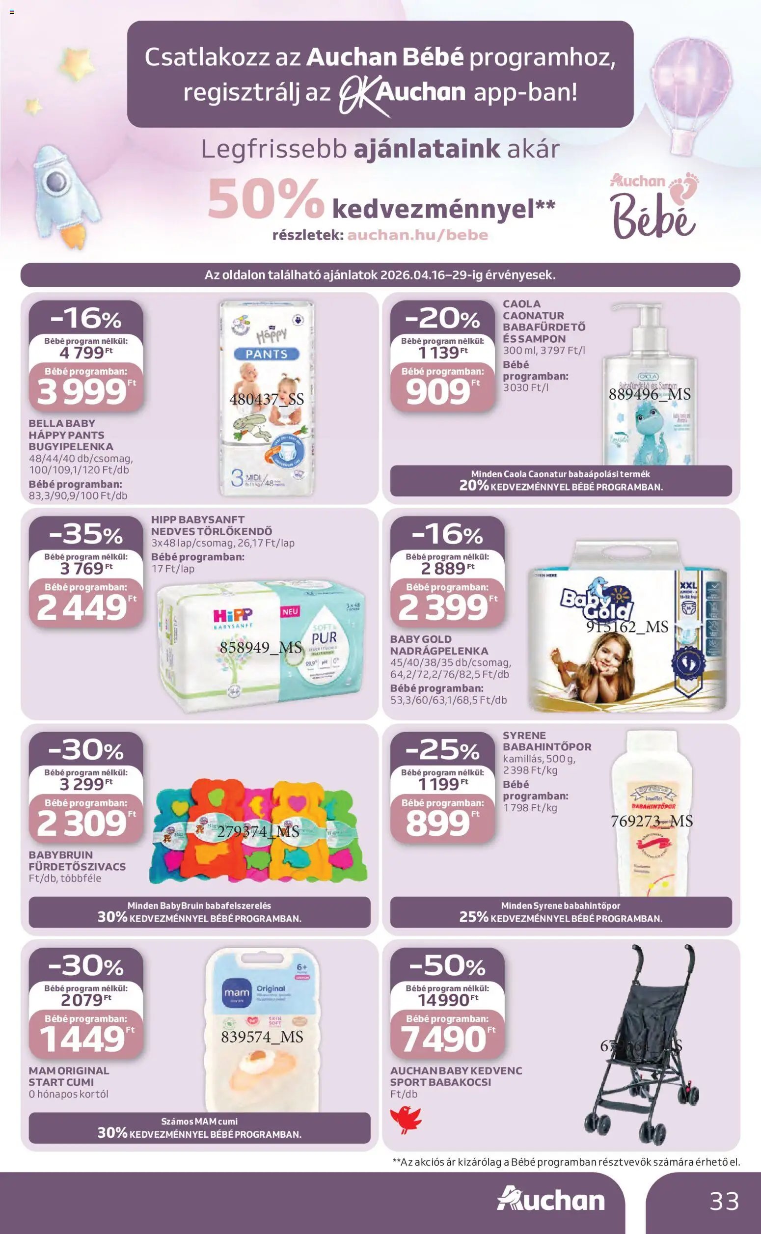 Auchan újság 2026.04.16. Auchan akciós újság (2026-04-16 - 2026-04-22)