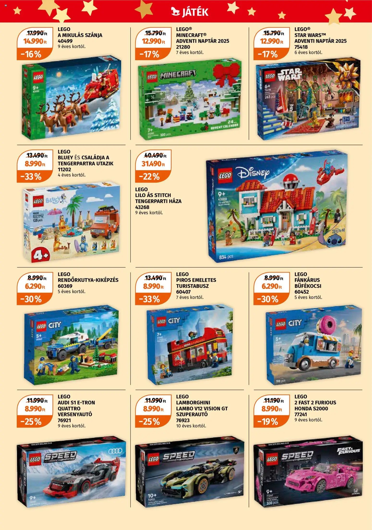 Müller újság 2025.11.10. Játékprospektus (2025-11-10 - 2025-11-16)