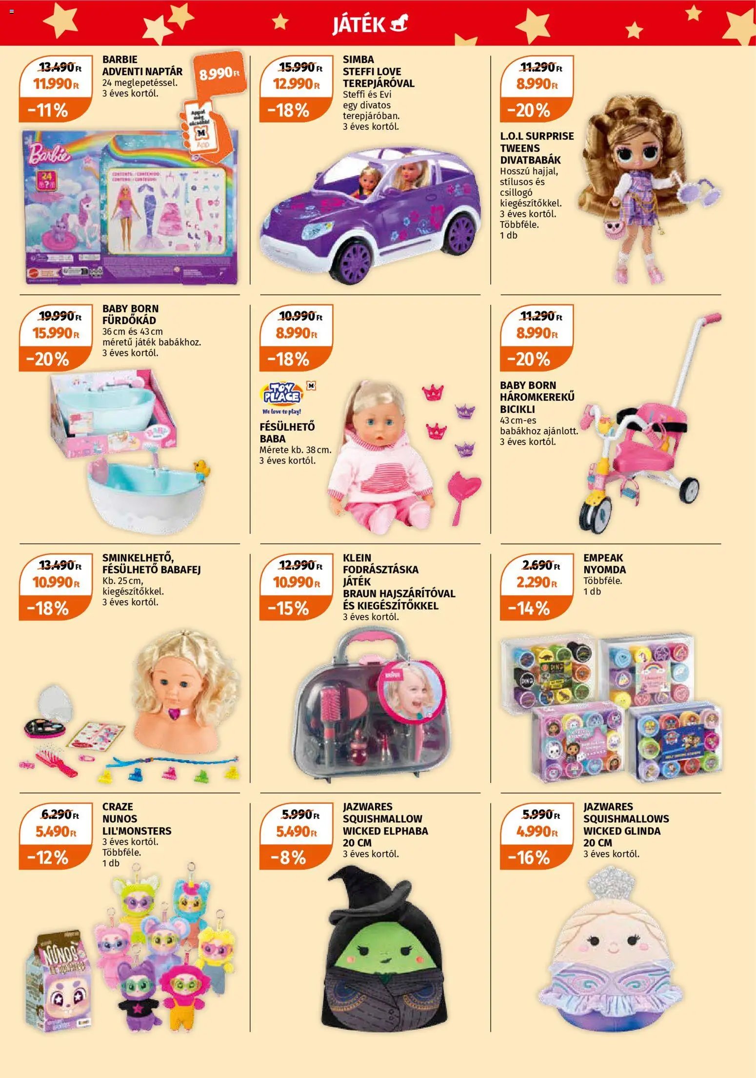 Müller újság 2025.11.10. Játékprospektus (2025-11-10 - 2025-11-16)