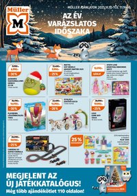 Müller újság 2025.11.10. Játékprospektus (2025-11-10 - 2025-11-16)