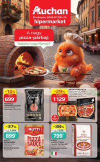 Auchan újság 2026.07.09. Auchan A nagy pizza-párbaj