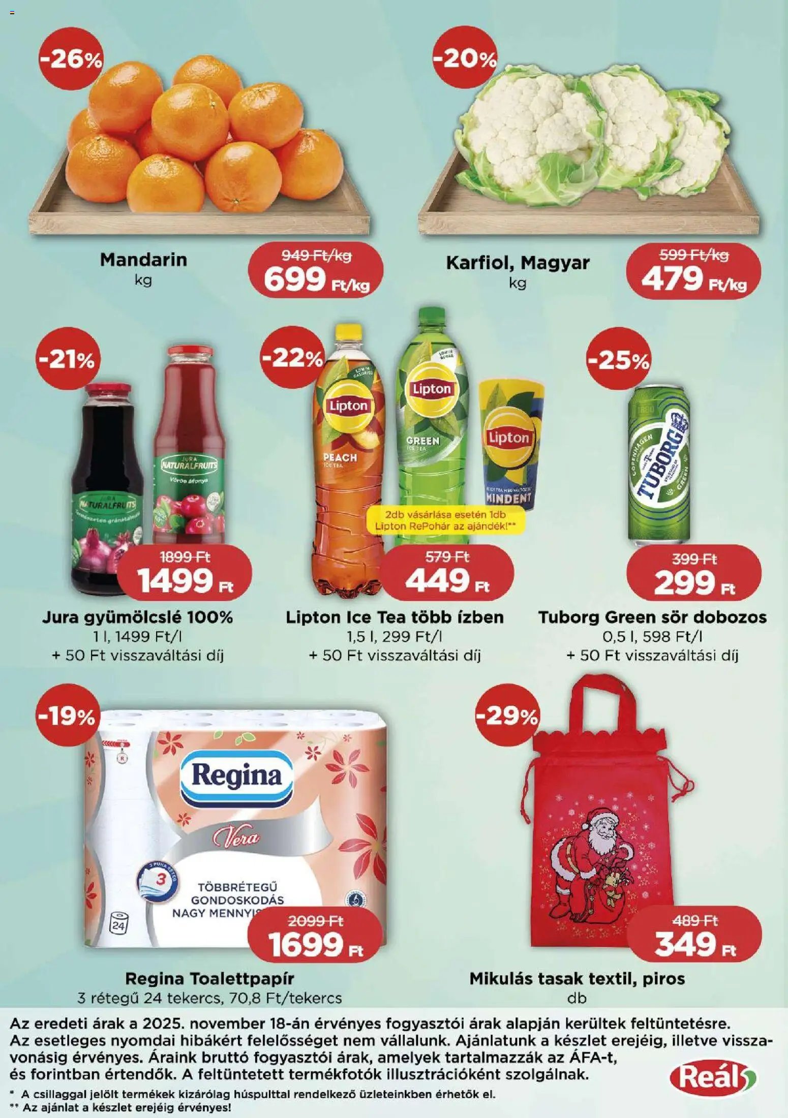 Reál újság 2025.11.27. Bevásárló hétvége - Pest megye (2025-11-27 - 2025-11-30)