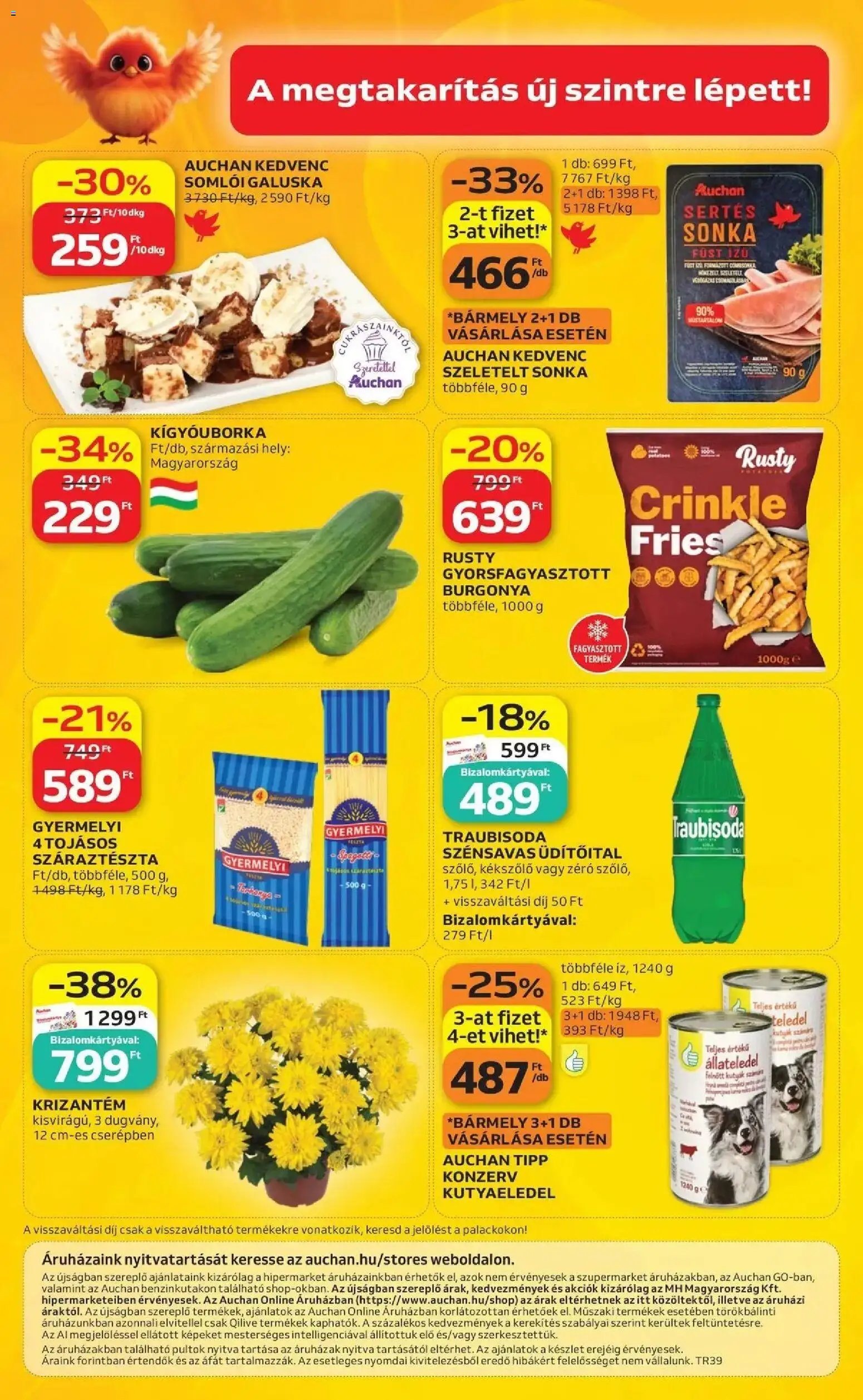 Auchan újság 2026.09.24. Auchan akciós újság Szolnok