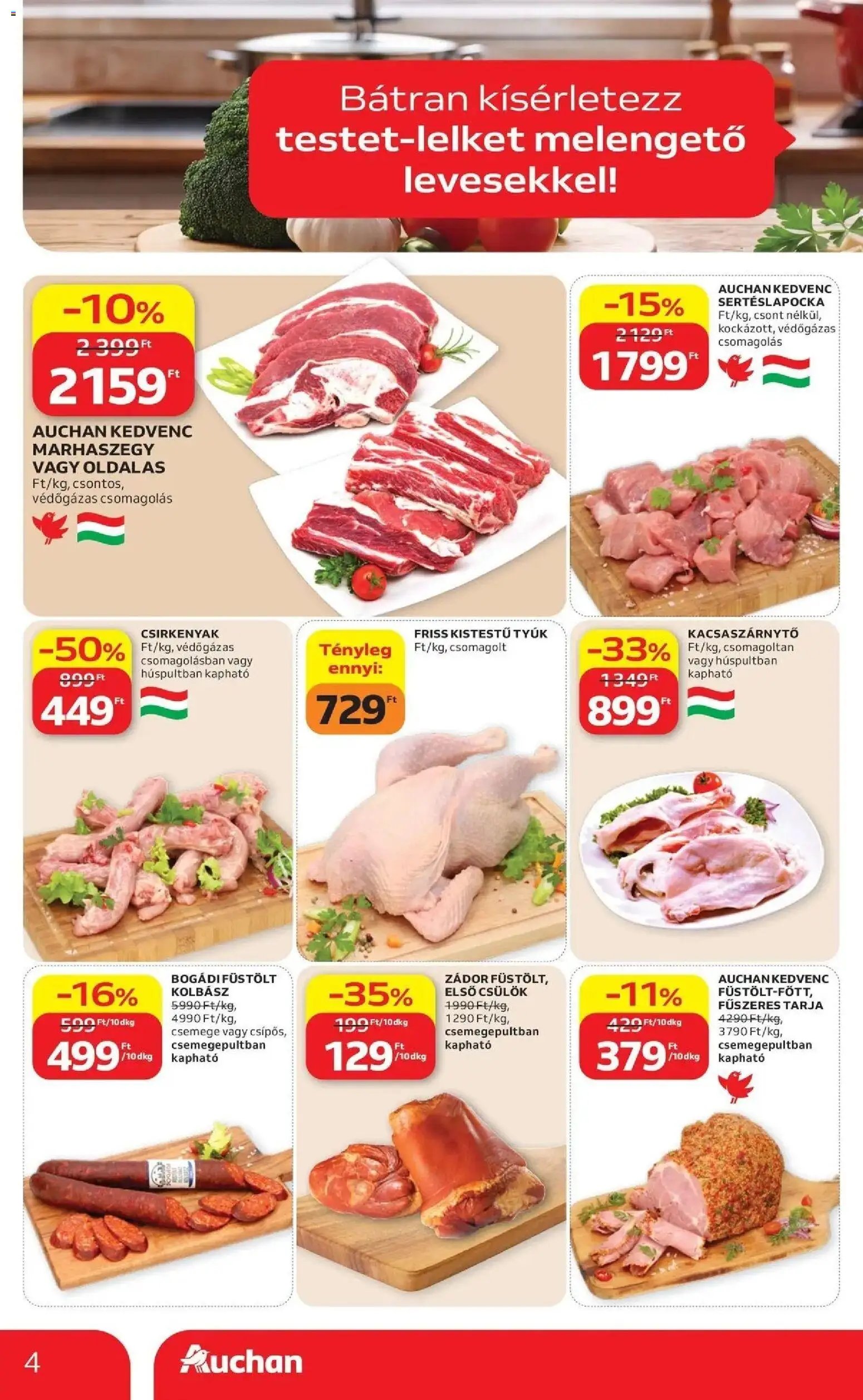 Auchan újság 2026.09.24. Auchan akciós újság Szolnok