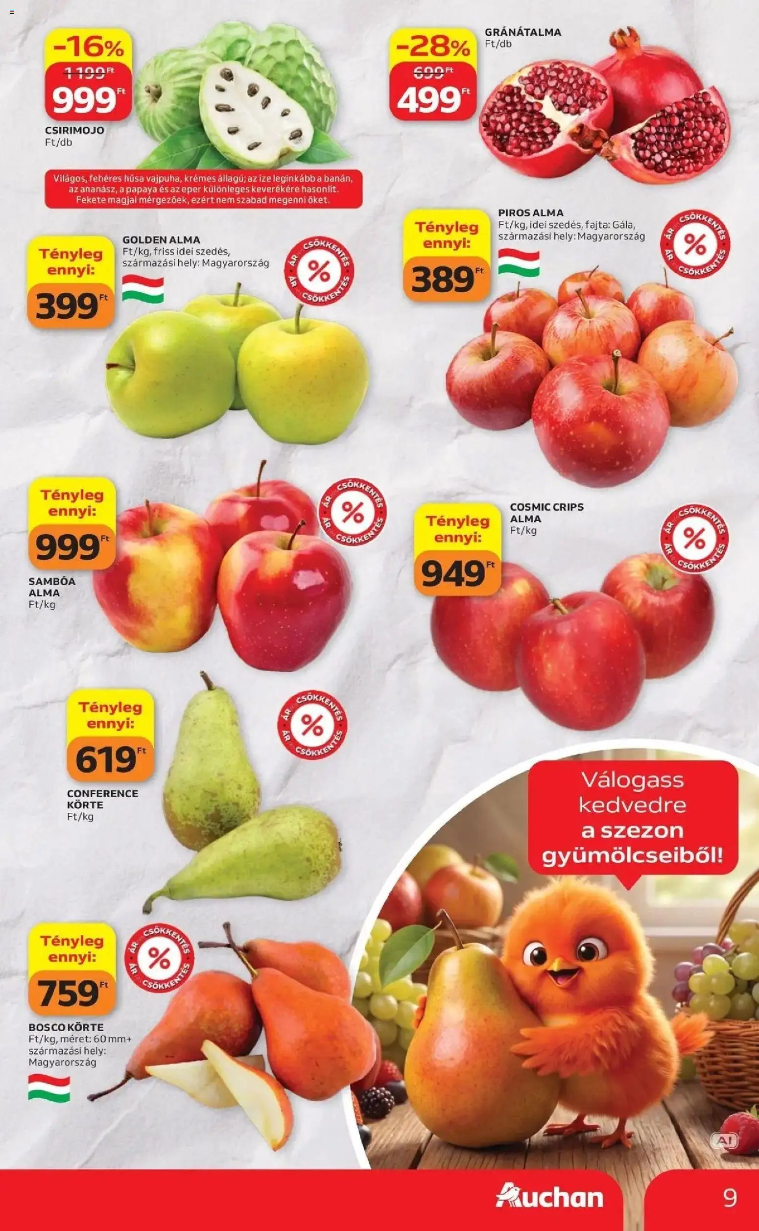 Auchan újság 2026.09.24. Auchan akciós újság Szolnok