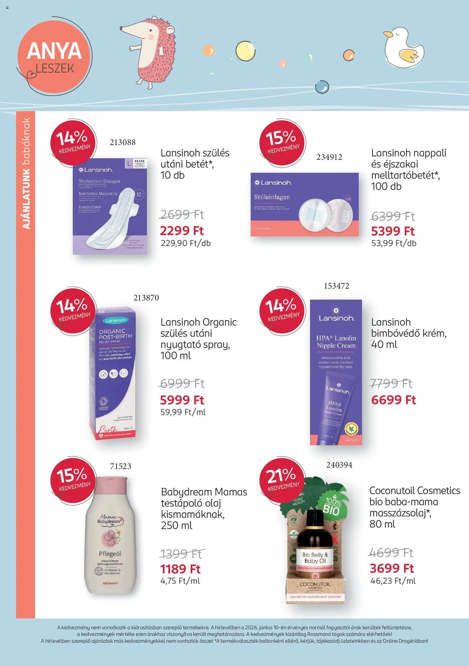 Rossmann újság 2026.06.15. Rossmann Babaprogram