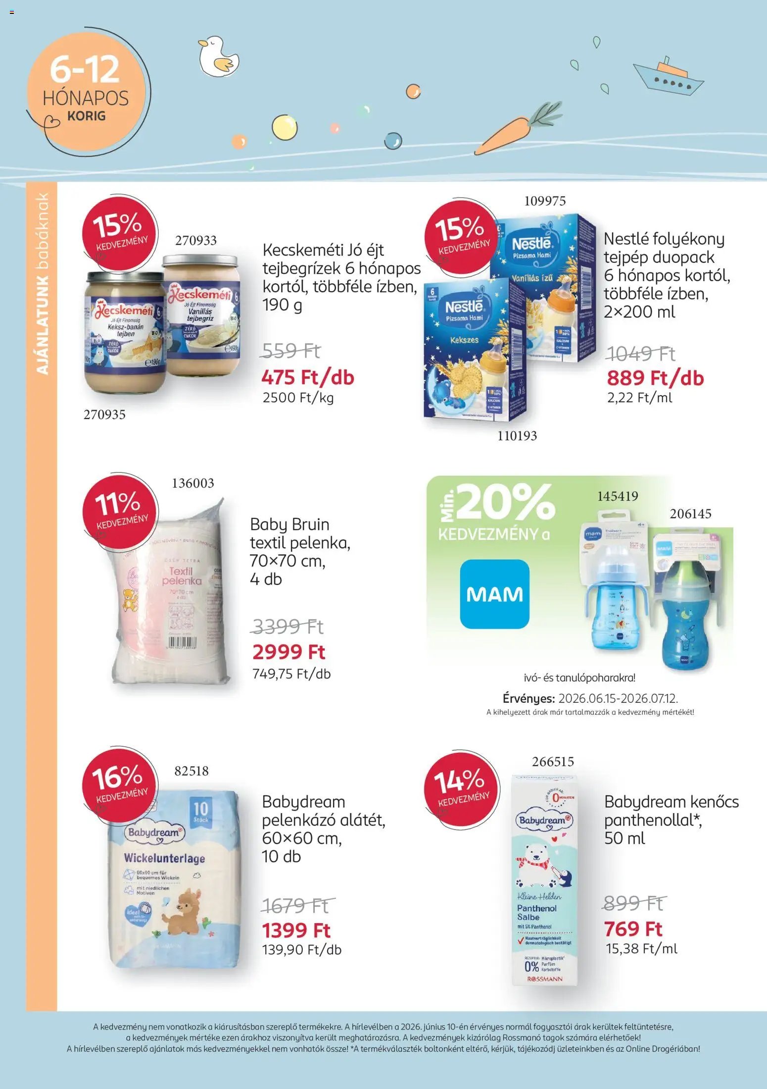 Rossmann újság 2026.06.15. Rossmann Babaprogram