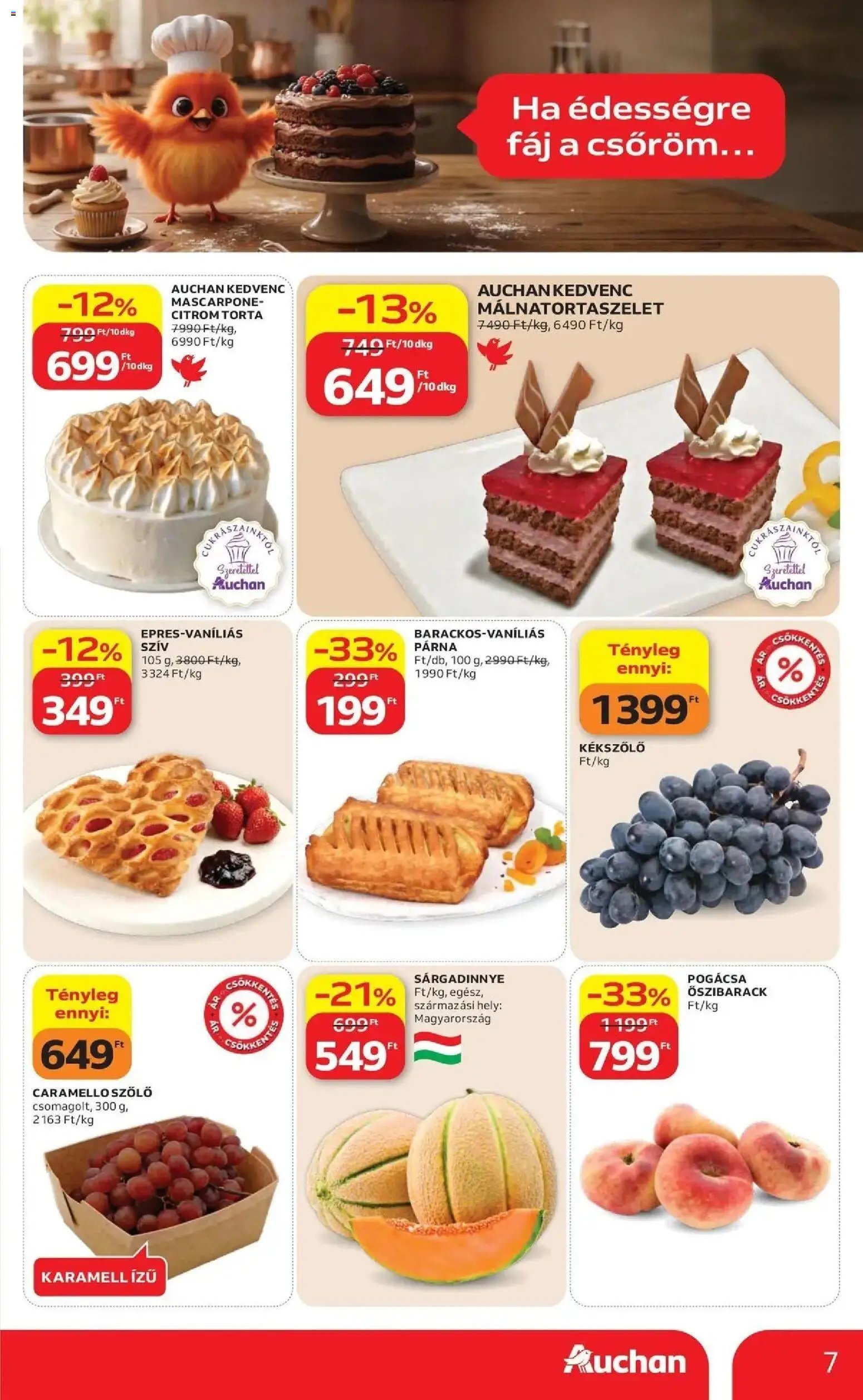Auchan újság 2026.07.23. Auchan akciós újság Fót