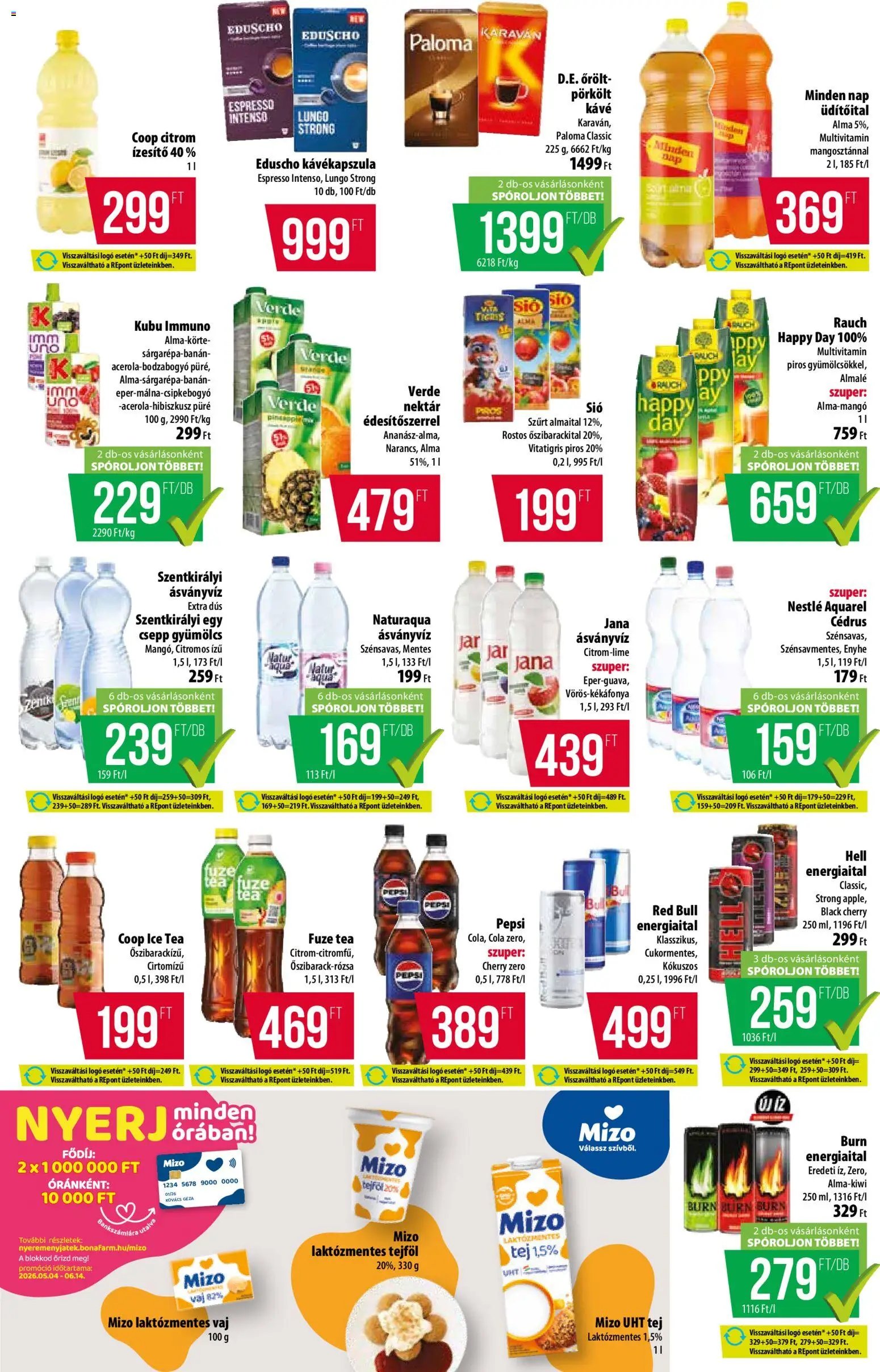 COOP újság 2026.05.07. COOP - Újság Észak Kelet Pro-Coop Zrt (2026-05-07 - 2026-05-13)