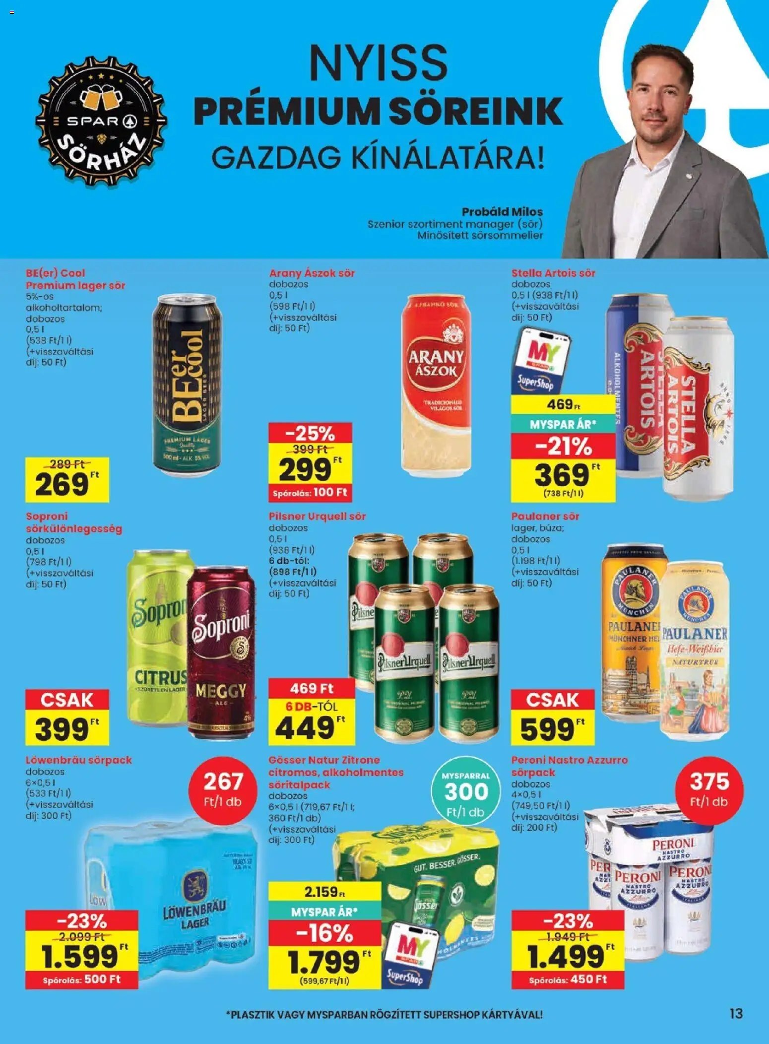 Spar újság 2026.08.06. Spar akciós újság