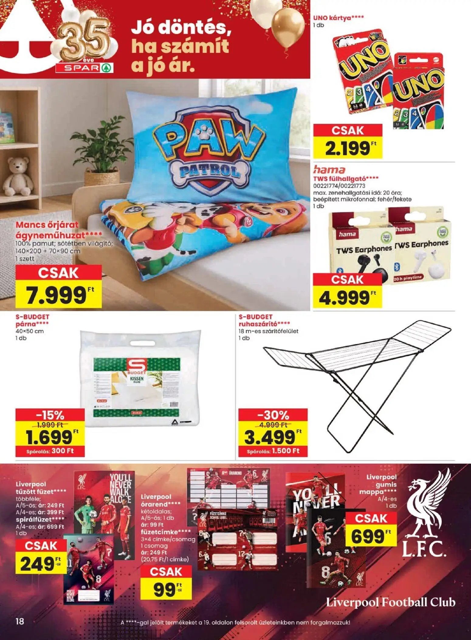 Spar újság 2026.08.06. Spar akciós újság