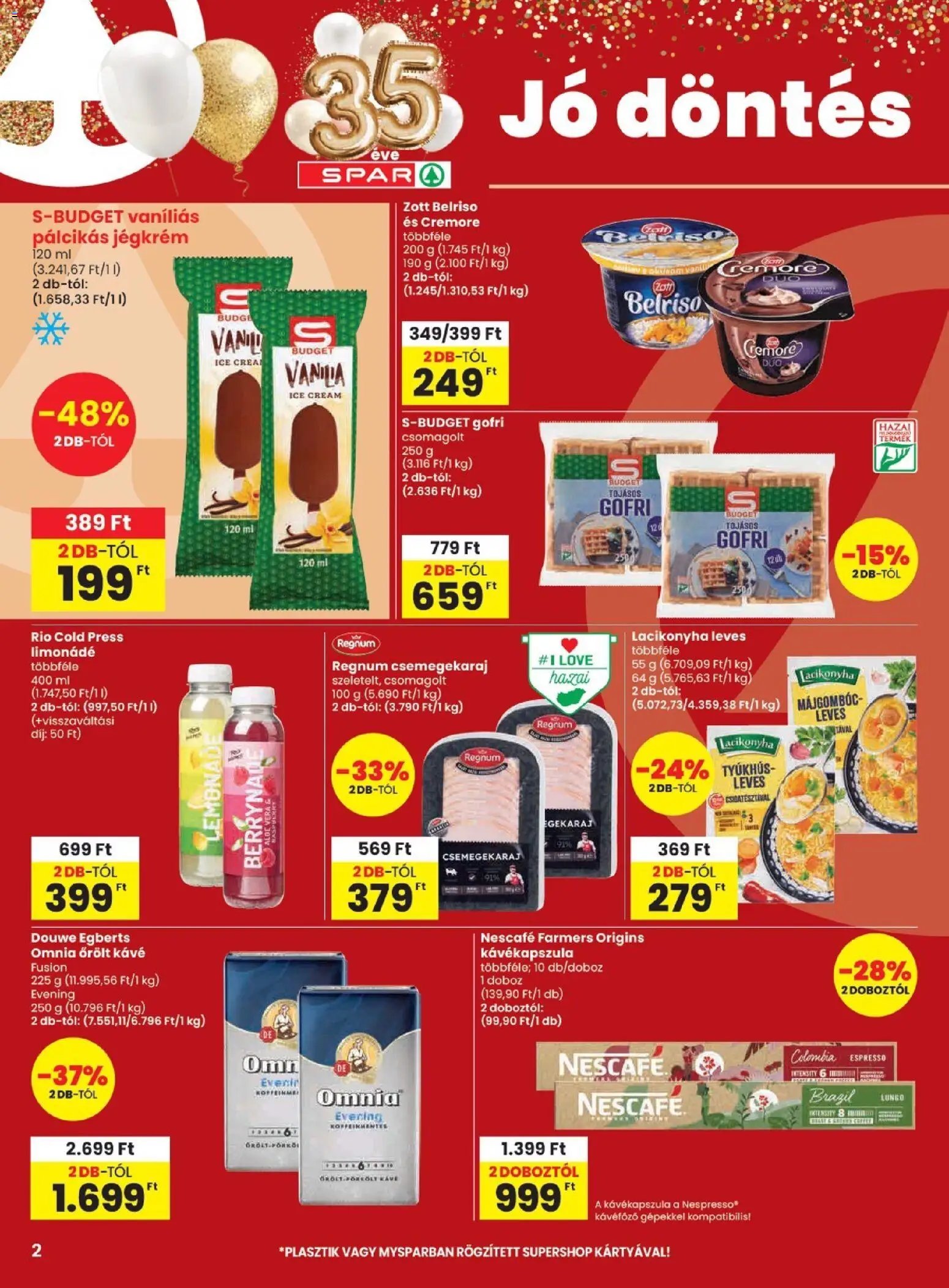 Spar újság 2026.08.06. Spar akciós újság
