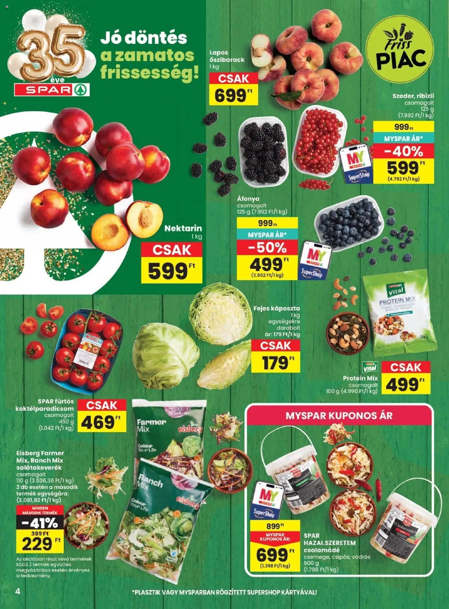 Spar újság 2026.08.06. Spar akciós újság
