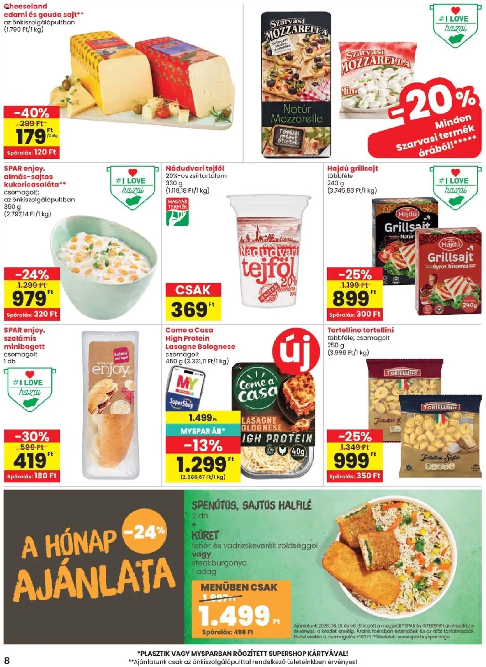 Spar újság 2026.08.06. Spar akciós újság