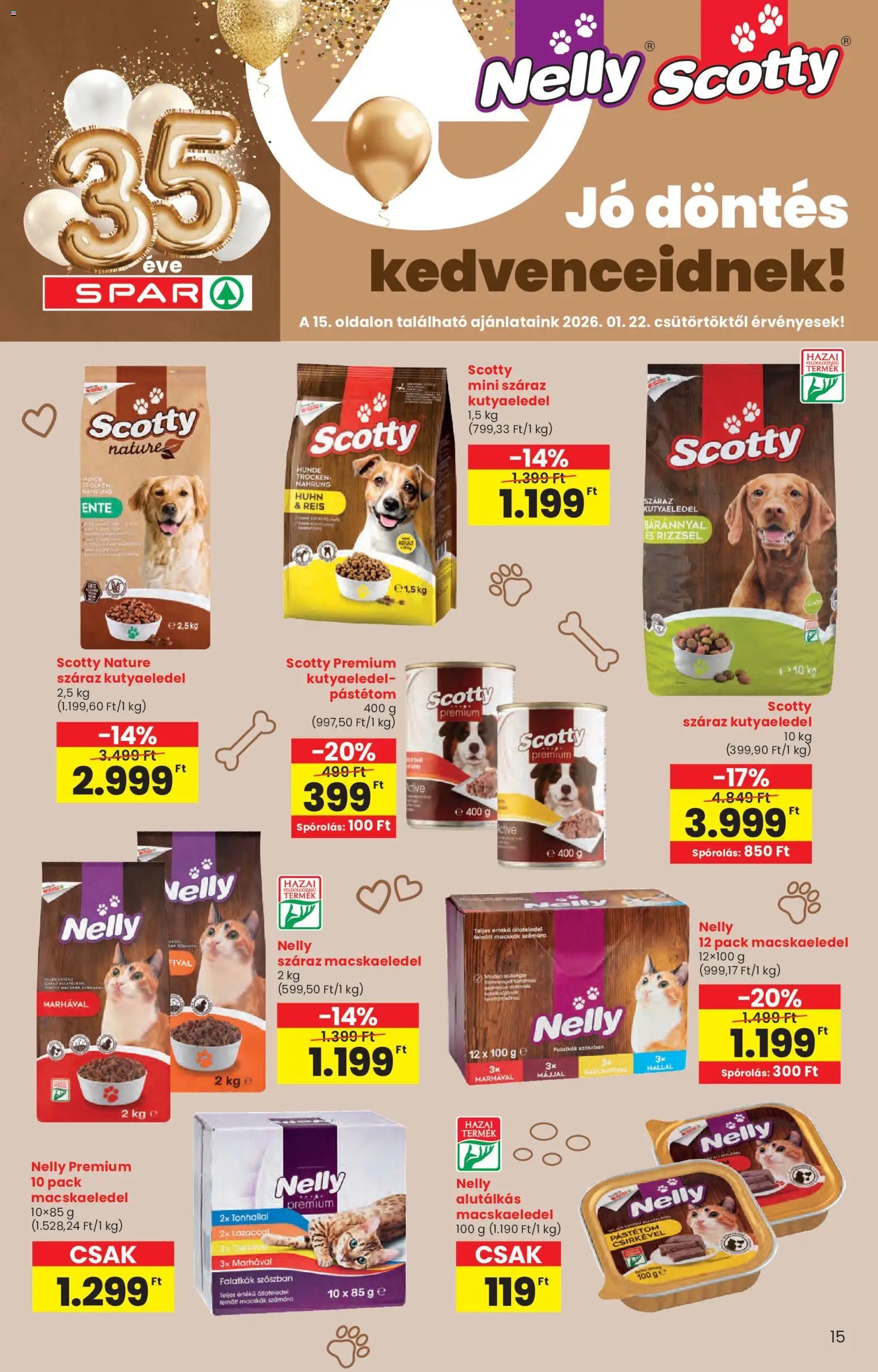 Spar újság 2026.01.21. Saját márka katalógus (2026-01-21 - 2026-02-11)