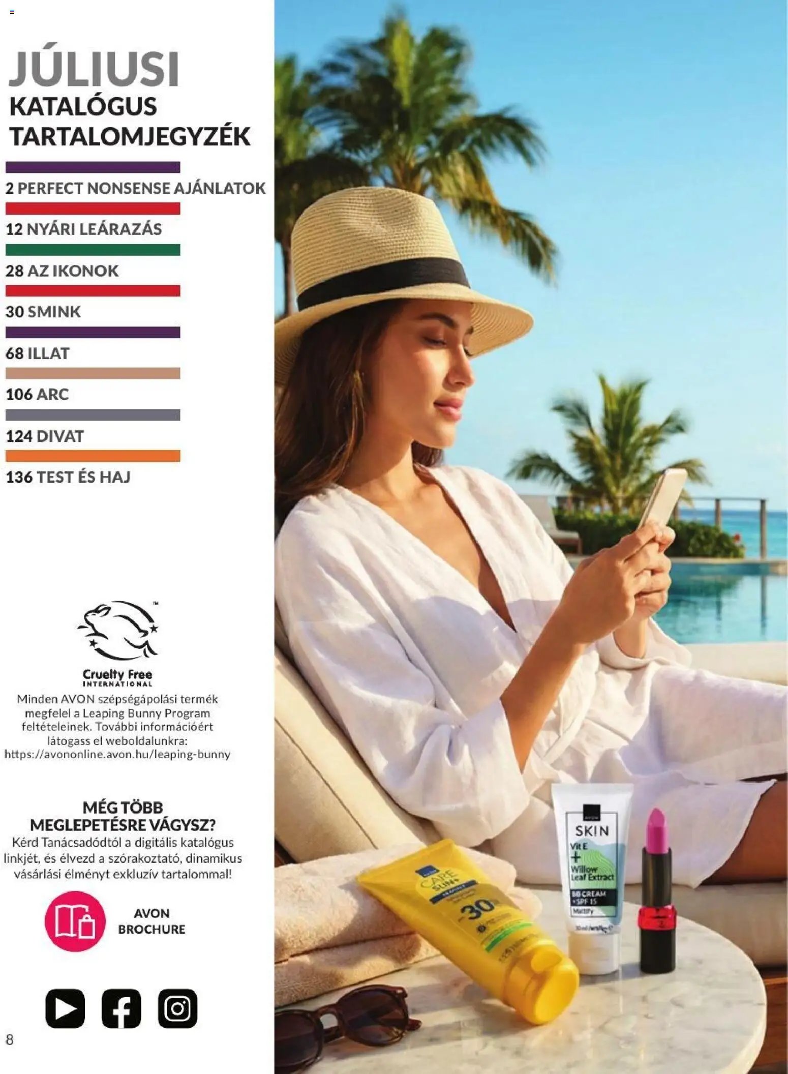 Avon újság 2026.07.01. AVON online katalógus 2026 júliusi