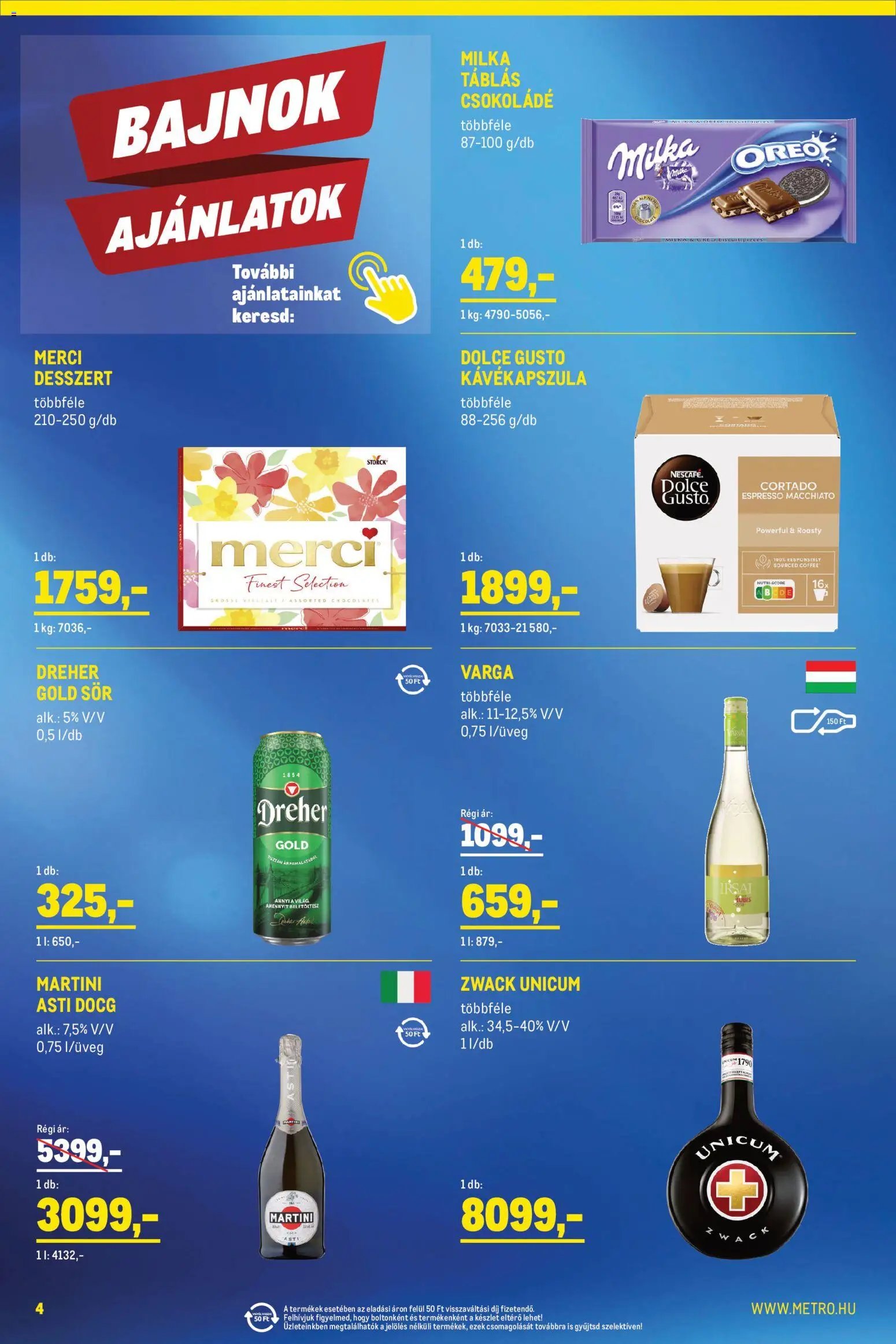Metro újság 2026.03.01. Élelmiszer és Szezonális katalógus 2026/03 (2026-03-01 - 2026-03-04)