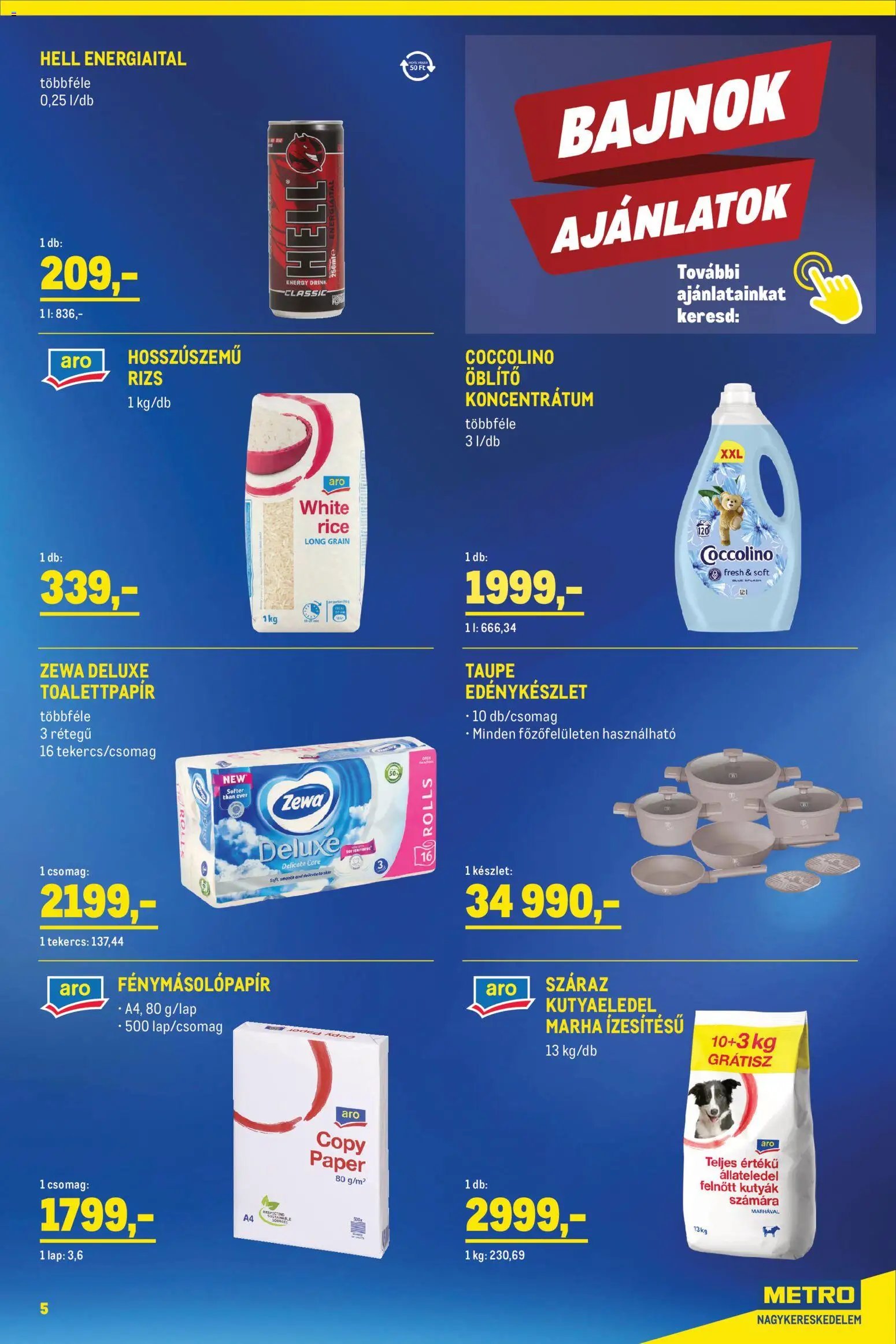 Metro újság 2026.03.01. Élelmiszer és Szezonális katalógus 2026/03 (2026-03-01 - 2026-03-04)