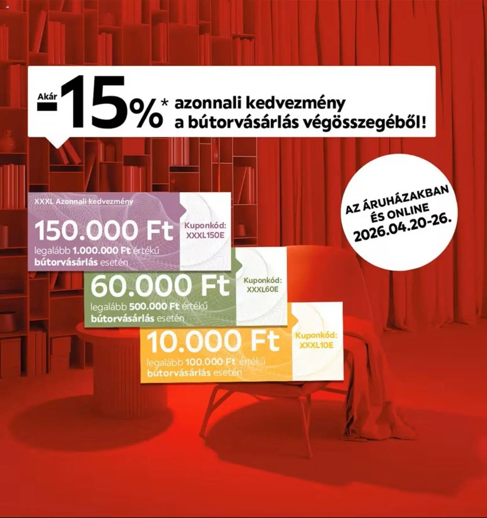 XXXLutz újság 2026.04.20. XXXLutz akciós újság (2026-04-20 - 2026-04-26)