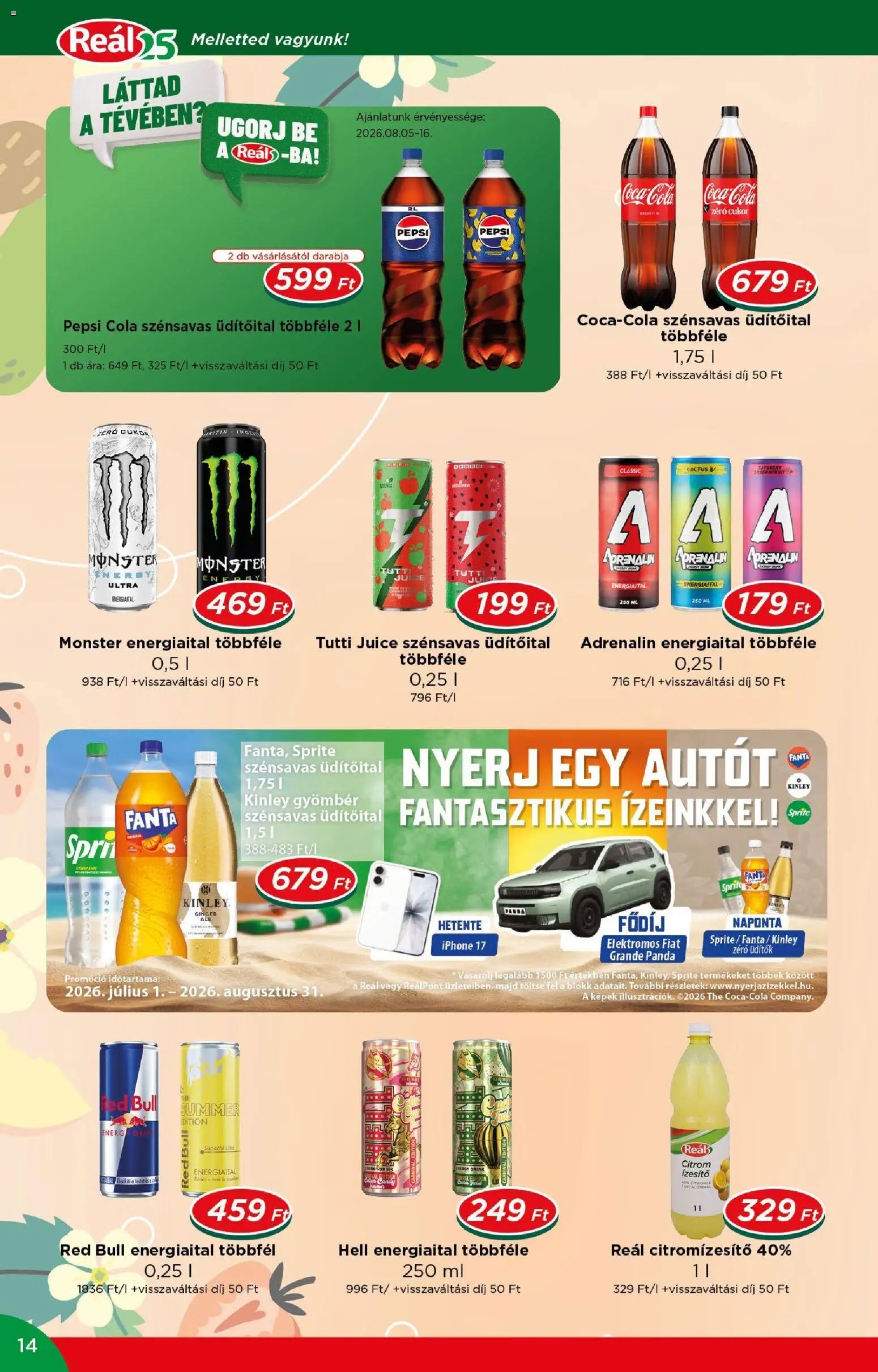 Reál újság 2026.08.05. Reál akciós újság
