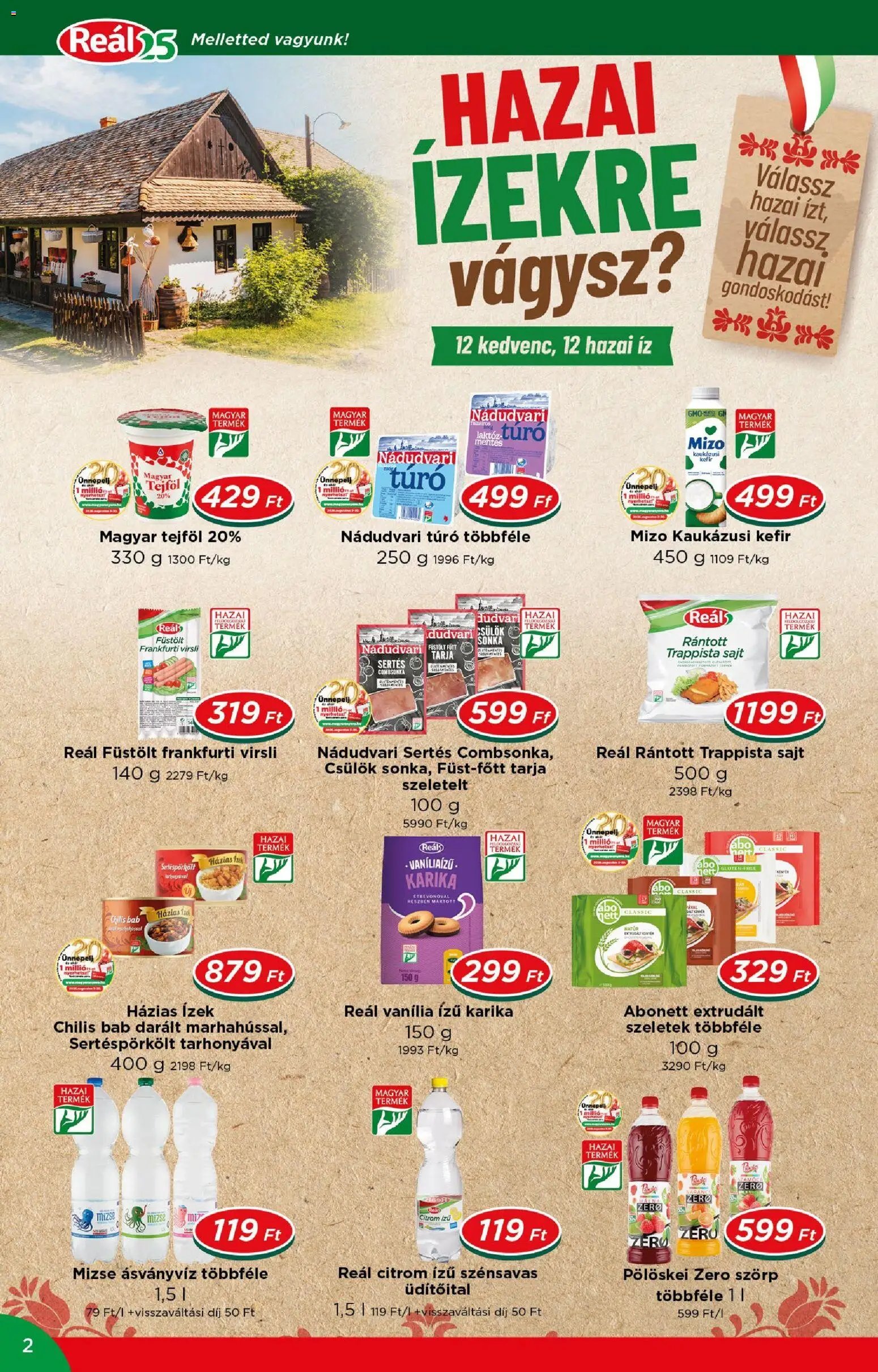 Reál újság 2026.08.05. Reál akciós újság