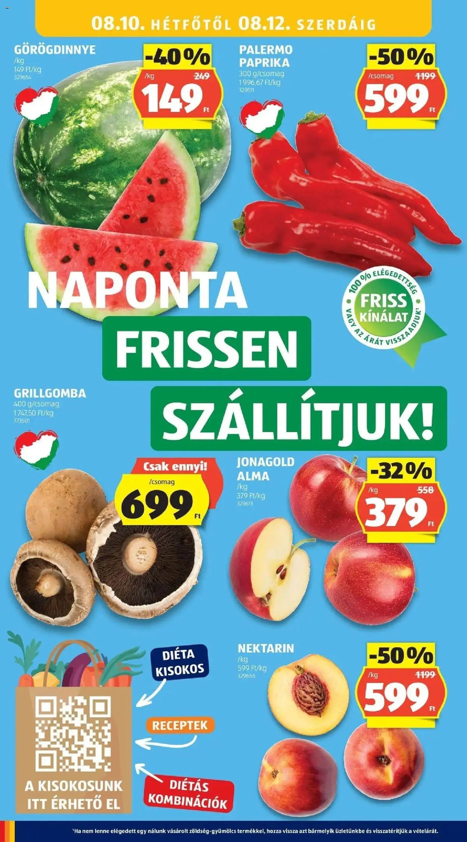 Aldi újság 2026.08.06. Aldi aktuális akciós újság