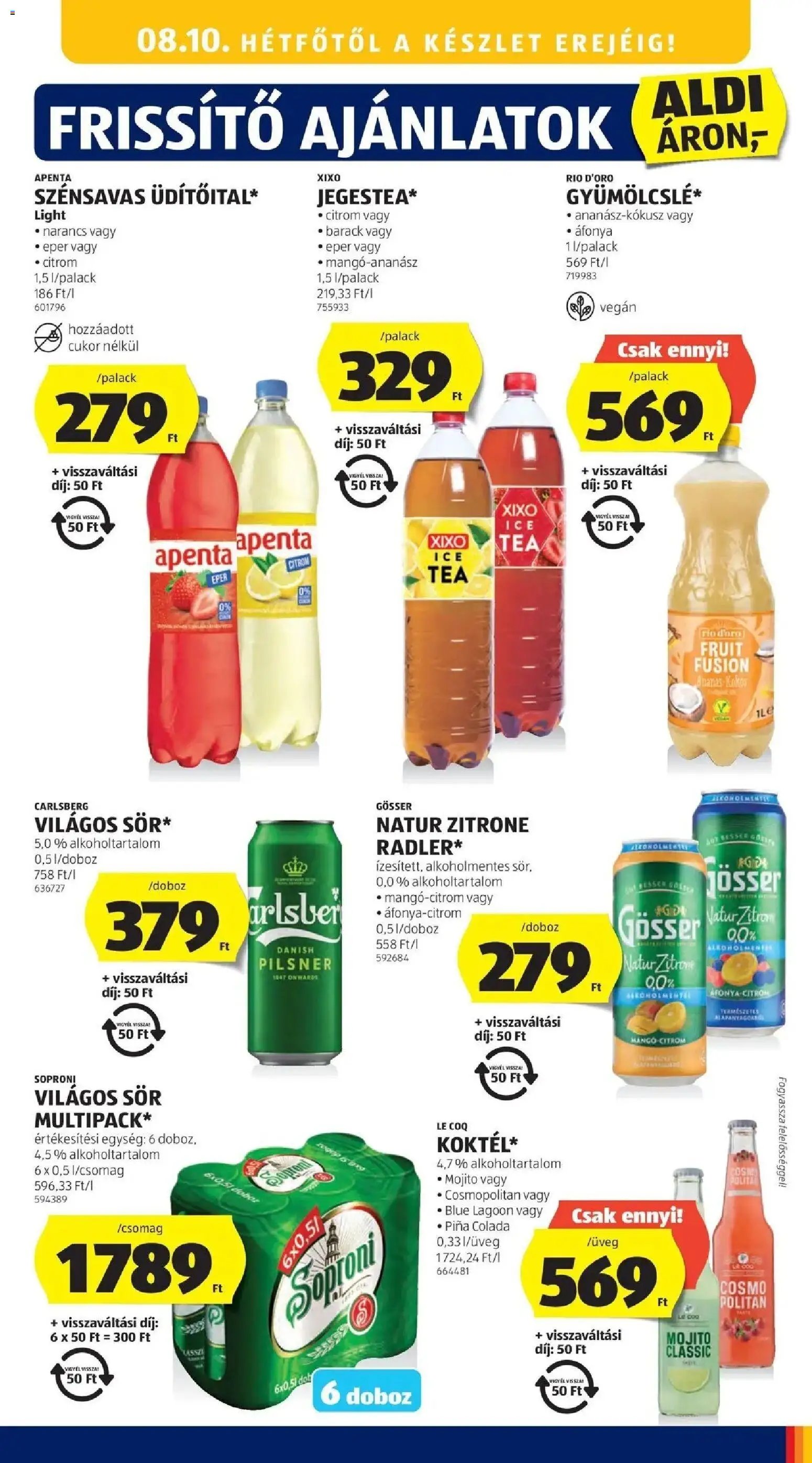 Aldi újság 2026.08.06. Aldi aktuális akciós újság