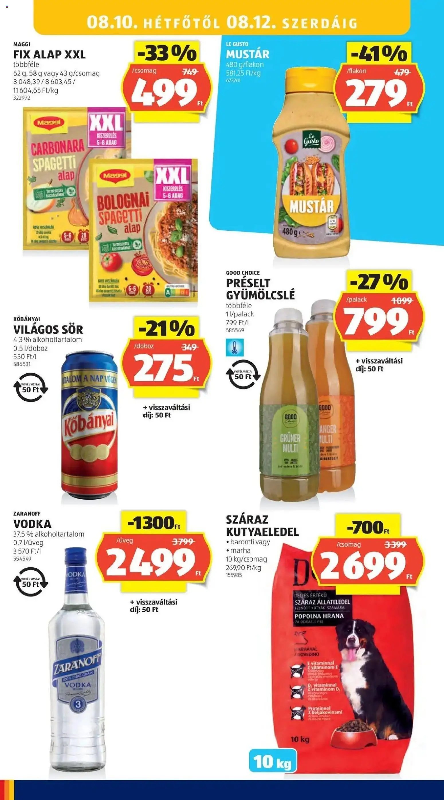 Aldi újság 2026.08.06. Aldi aktuális akciós újság