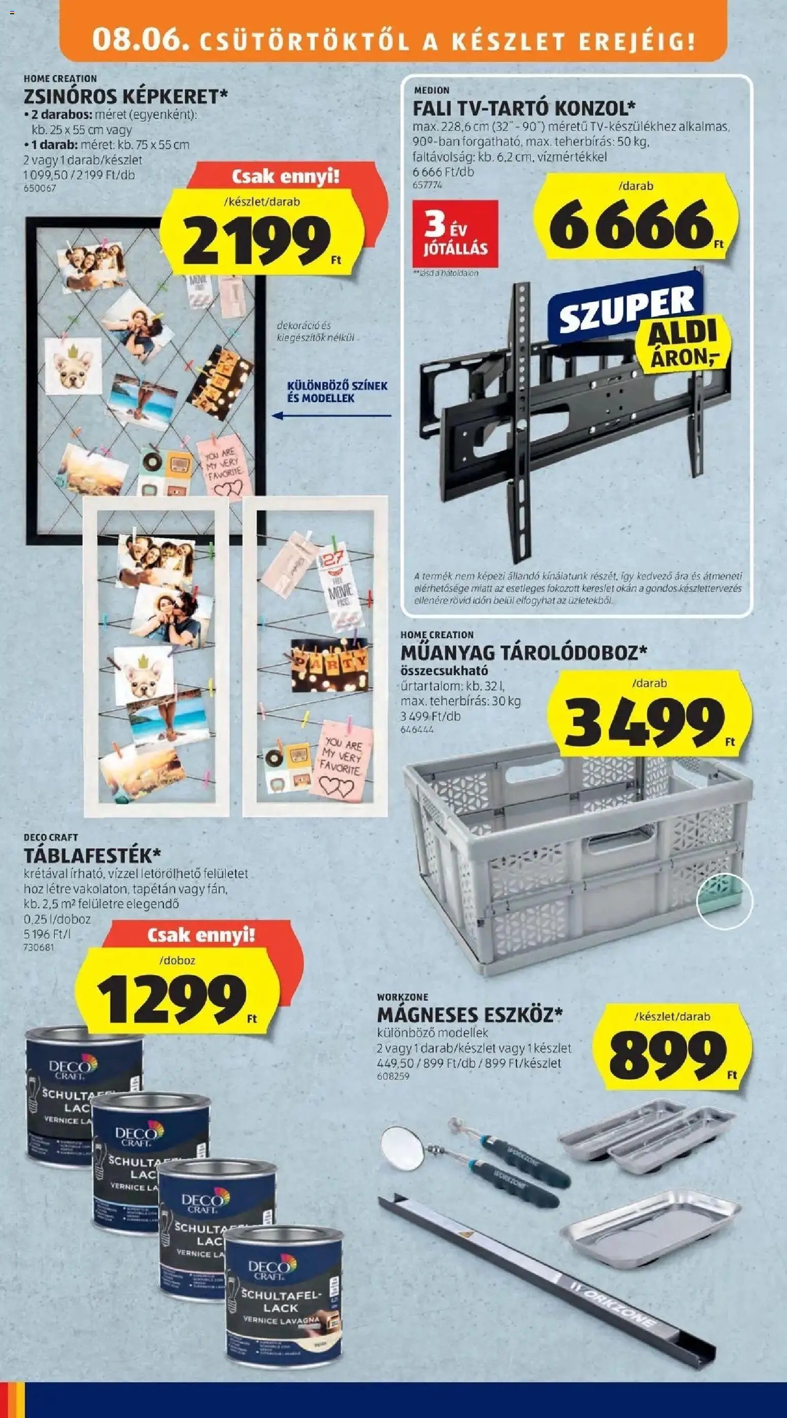 Aldi újság 2026.08.06. Aldi aktuális akciós újság