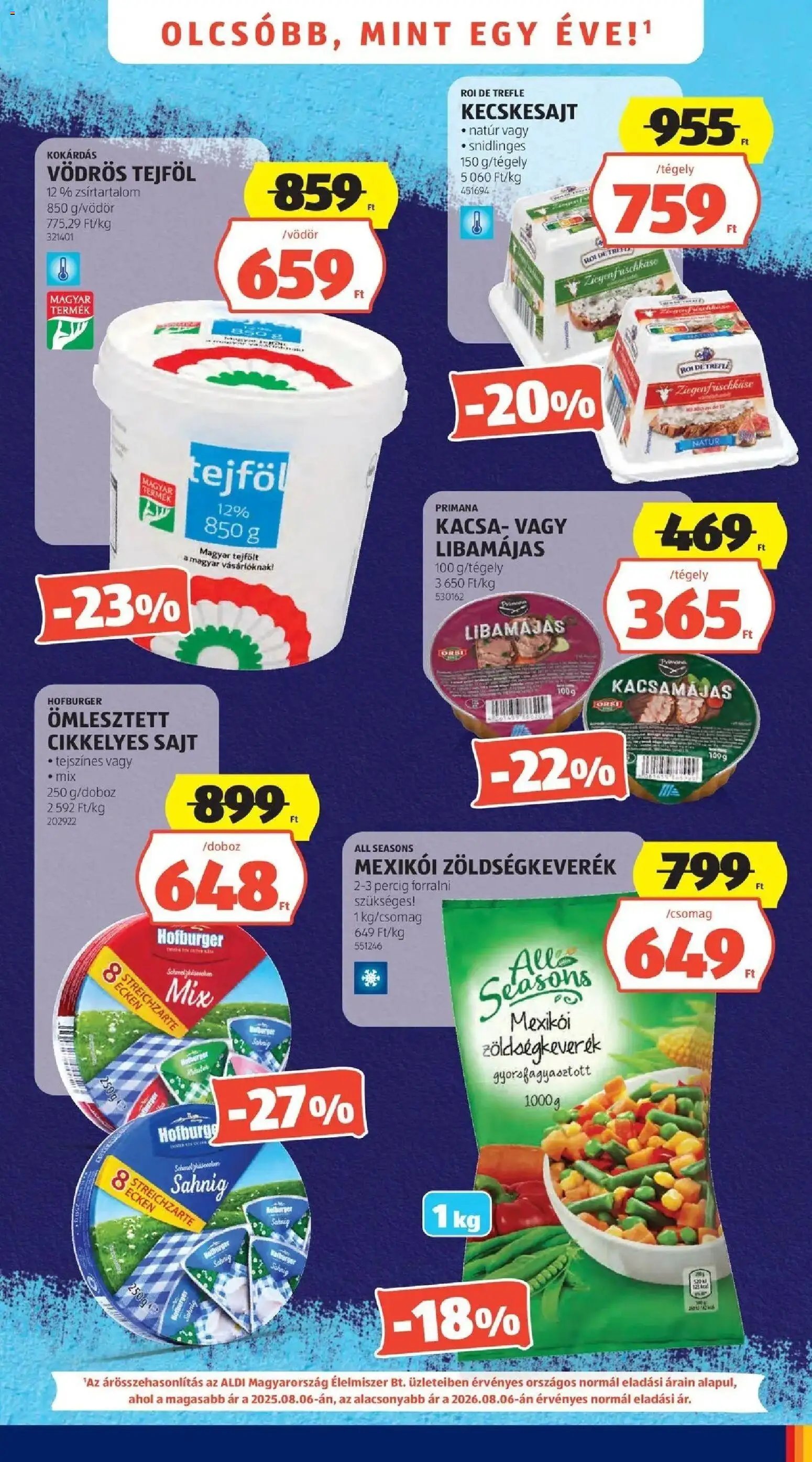 Aldi újság 2026.08.06. Aldi aktuális akciós újság