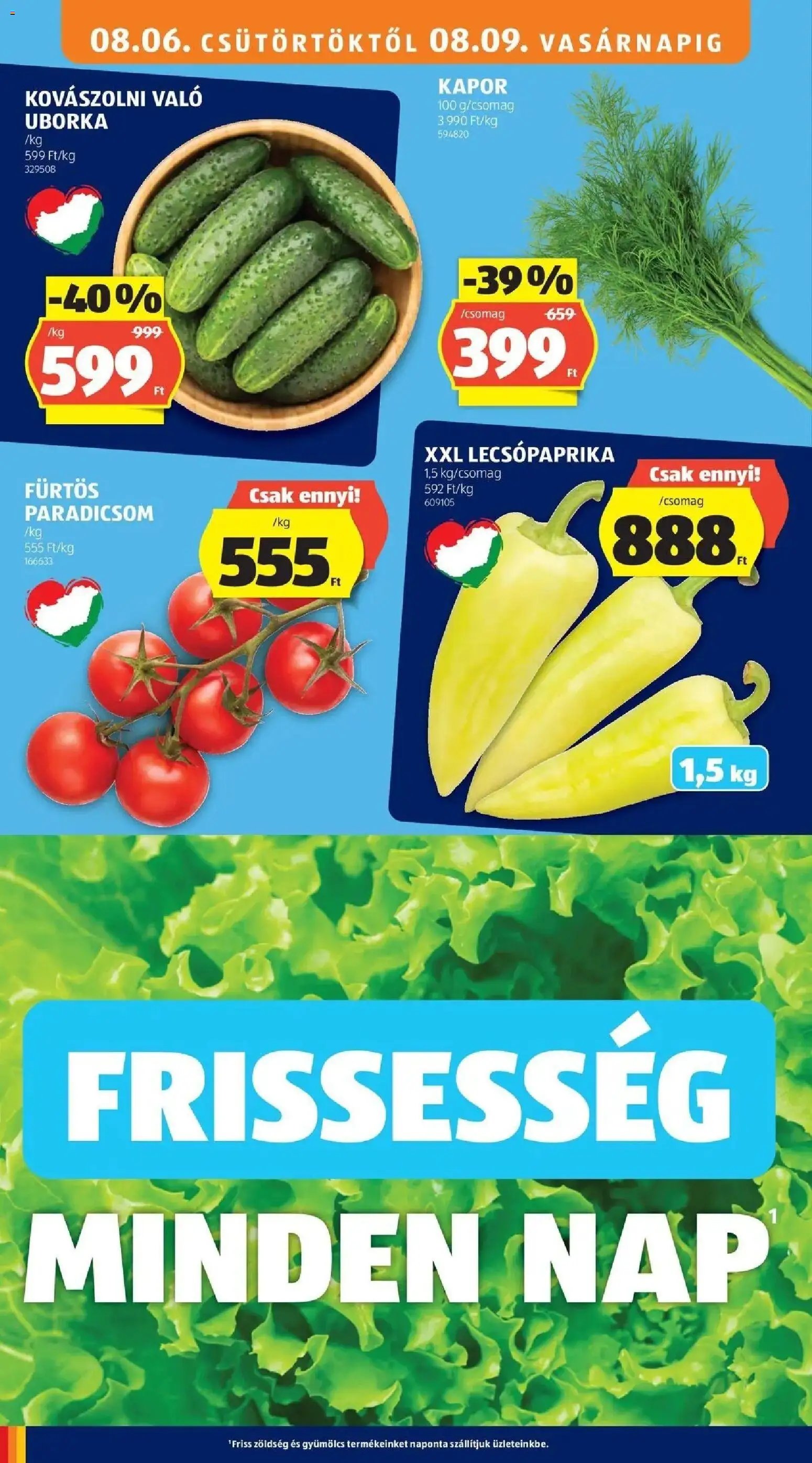 Aldi újság 2026.08.06. Aldi aktuális akciós újság