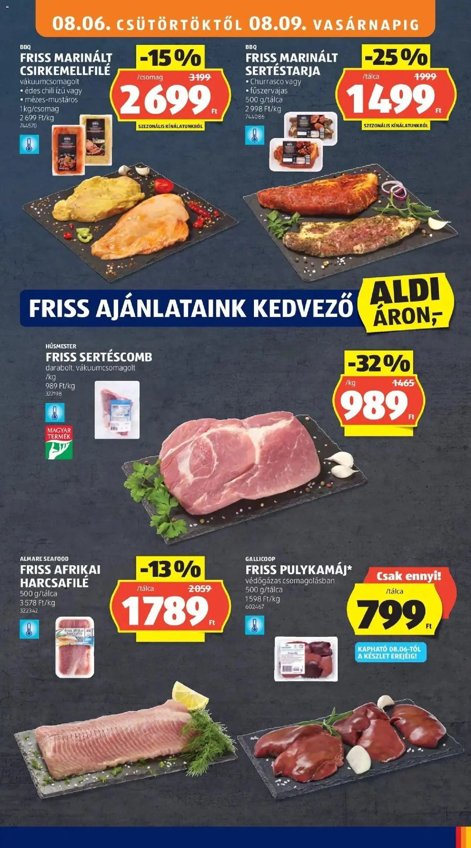 Aldi újság 2026.08.06. Aldi aktuális akciós újság