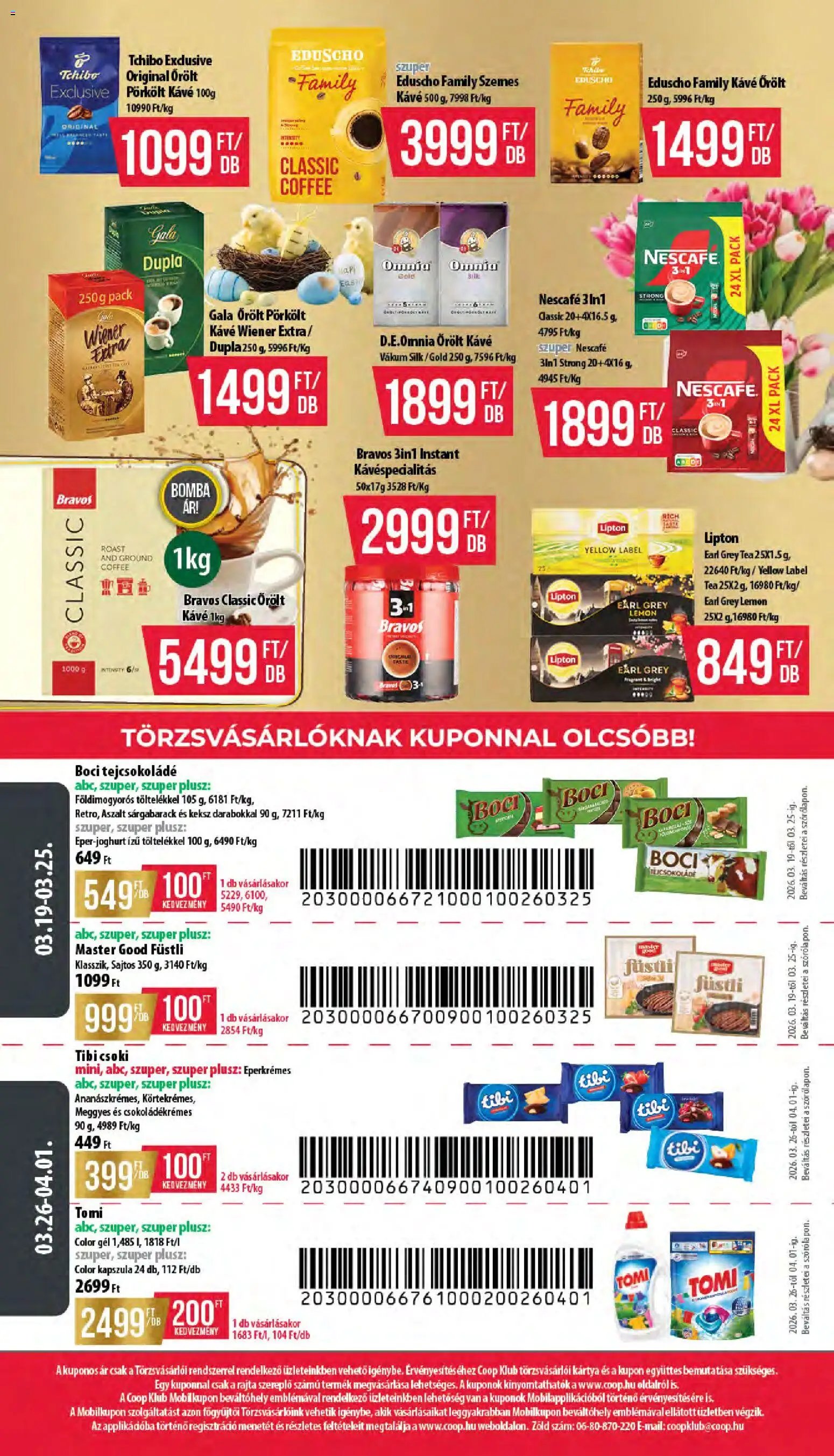 COOP újság 2026.03.19. COOP akciós újság (2026-03-19 - 2026-04-01)