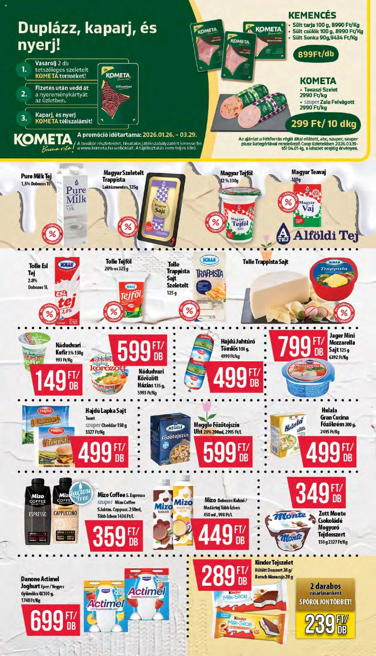 COOP újság 2026.03.19. COOP akciós újság (2026-03-19 - 2026-04-01)